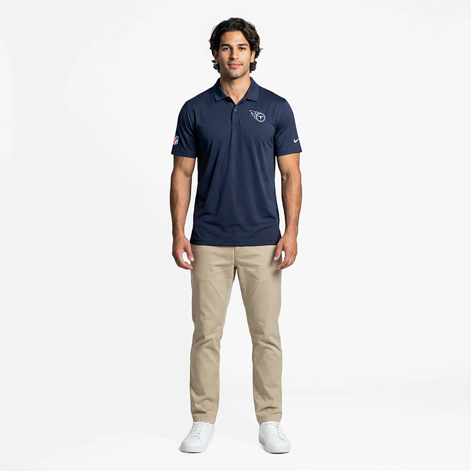 Nike Men's Titans Dryfit Short Sleeve Polo - view number 2