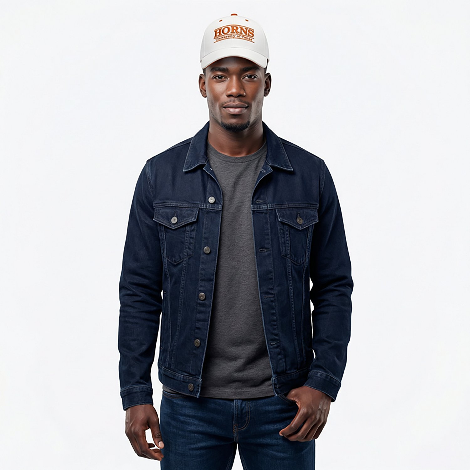 The Game Men's Texas Longhorns Nickname Classic Bar Snapback Hat - view number 4