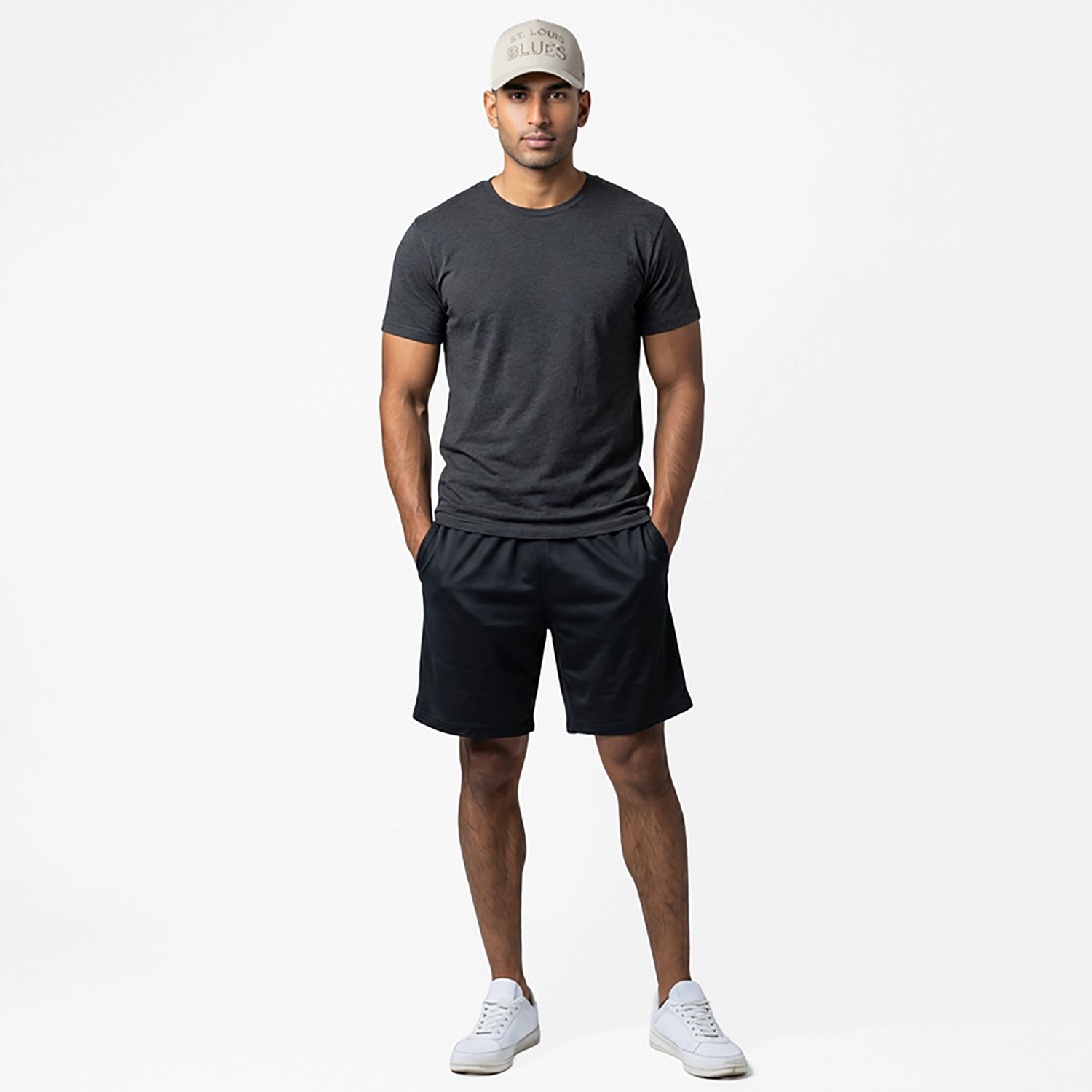 Fanatics Blues Road 6 Structured Adjustable A frame Meshback Cap