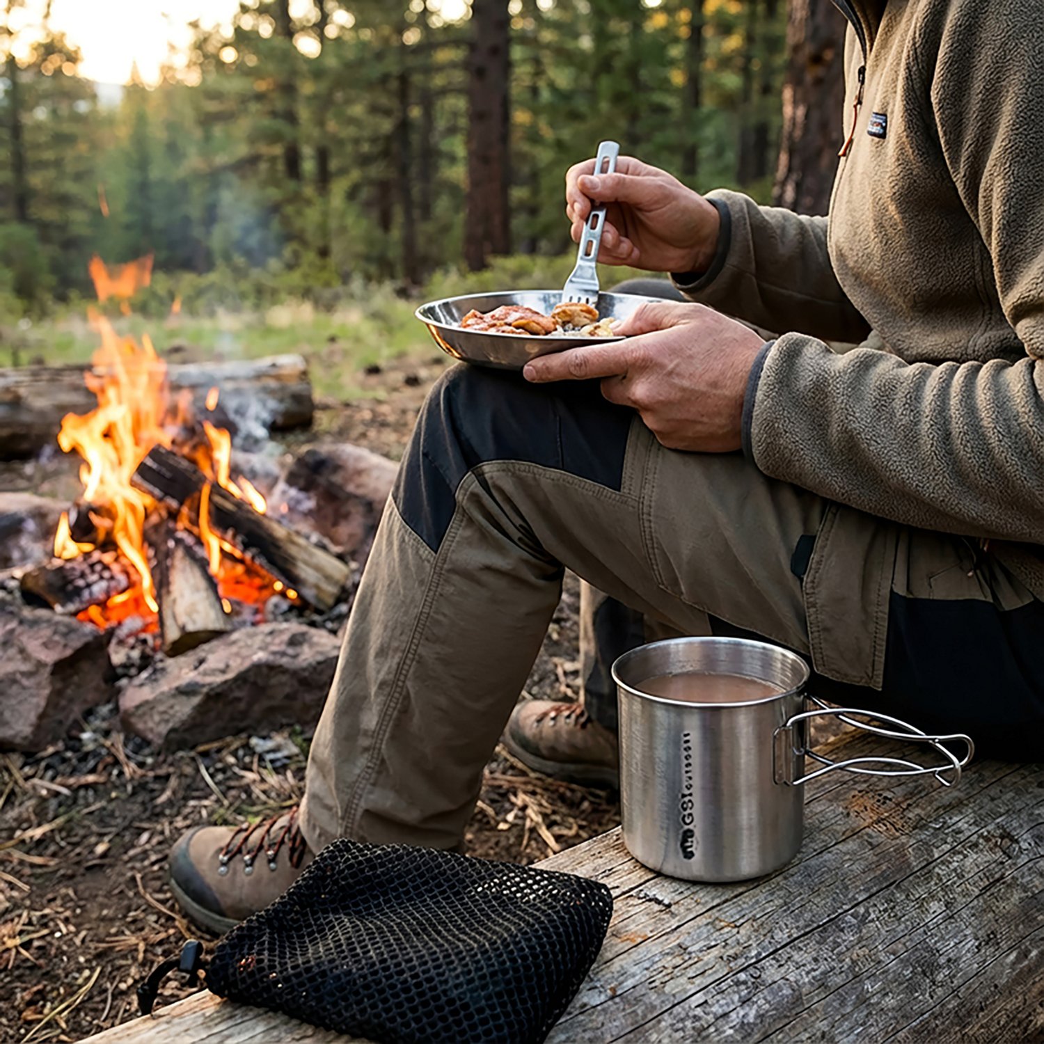 GSI Outdoors Glacier Stainless 1 Person Set - view number 3