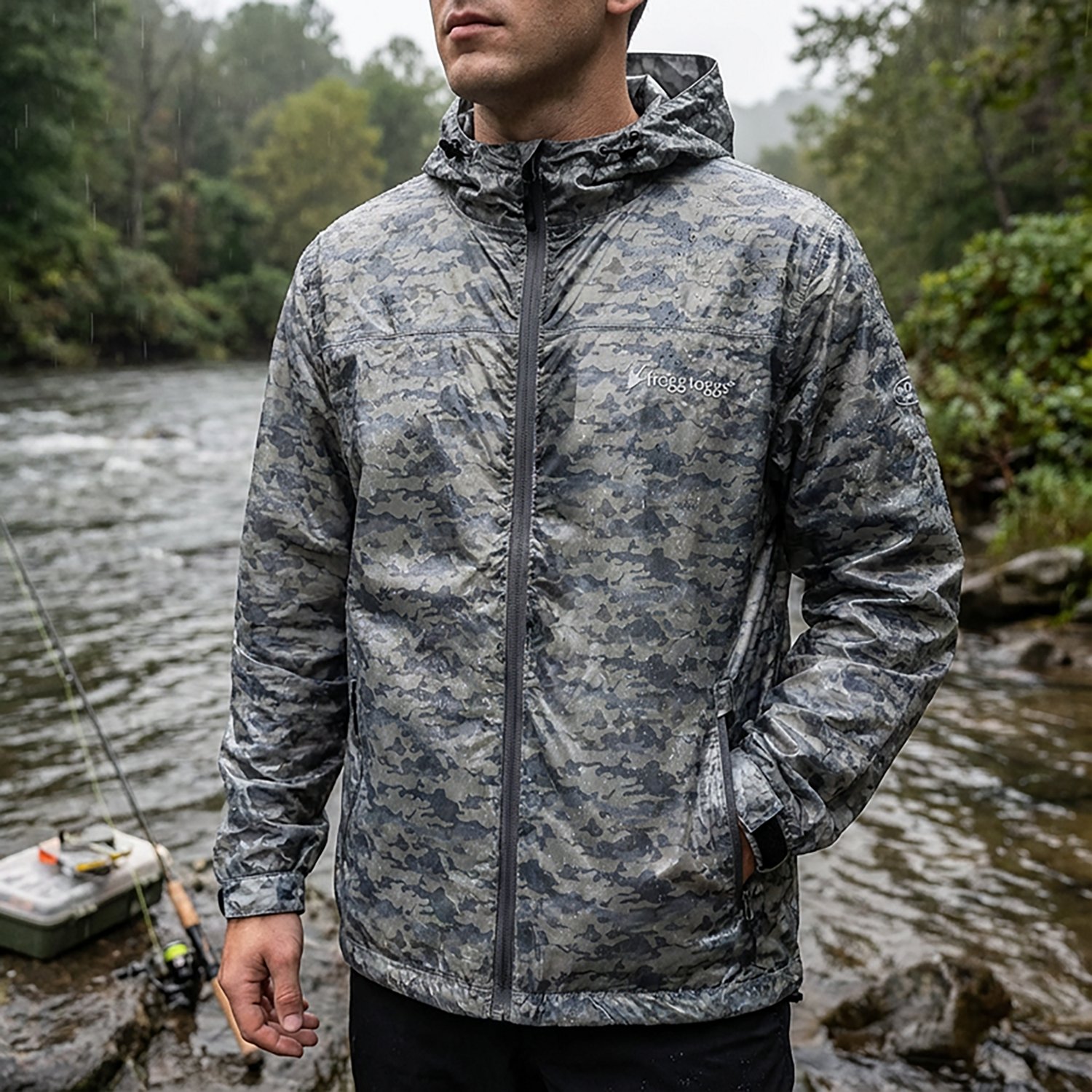 frogg toggs Men's Xtreme Lite Rain Jacket - view number 7