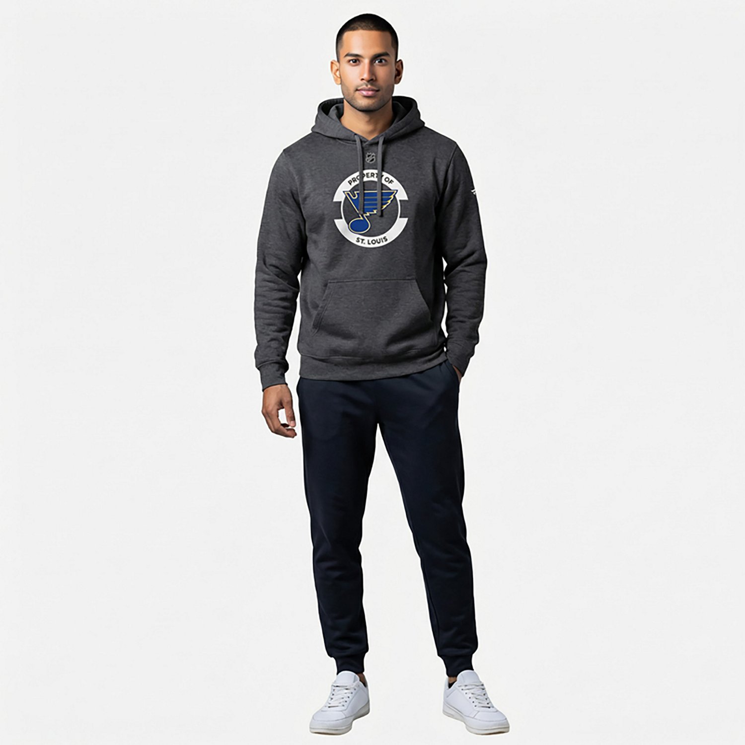 Fanatics Men's Blues AP Pro Secondary Hoodie - view number 2