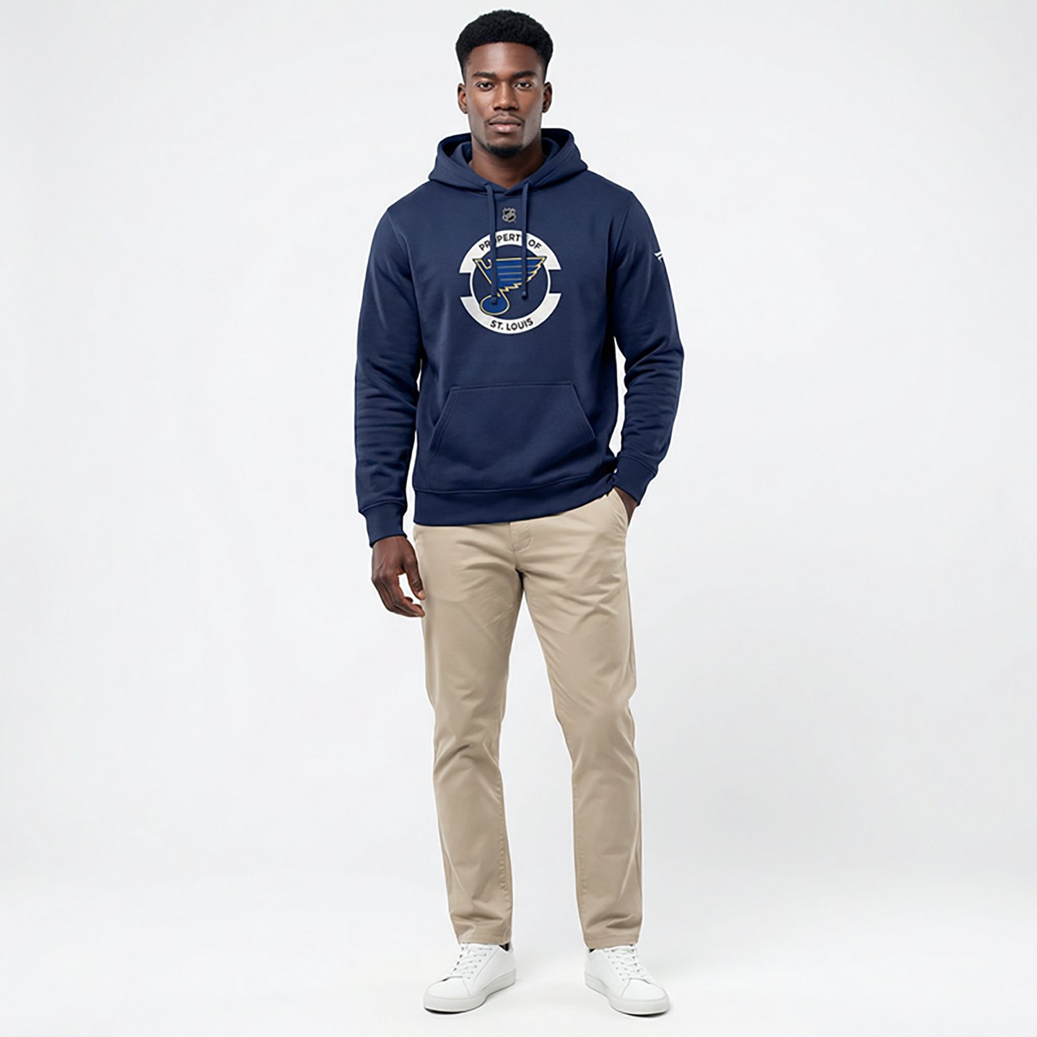Fanatics Men's Blues AP Pro Secondary Hoodie - view number 2