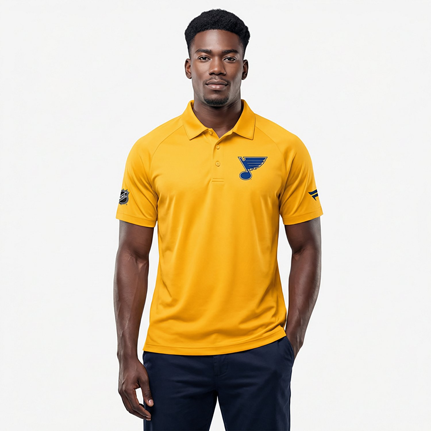 Fanatics Men's Blues AP Rink Polo Shirt - view number 4