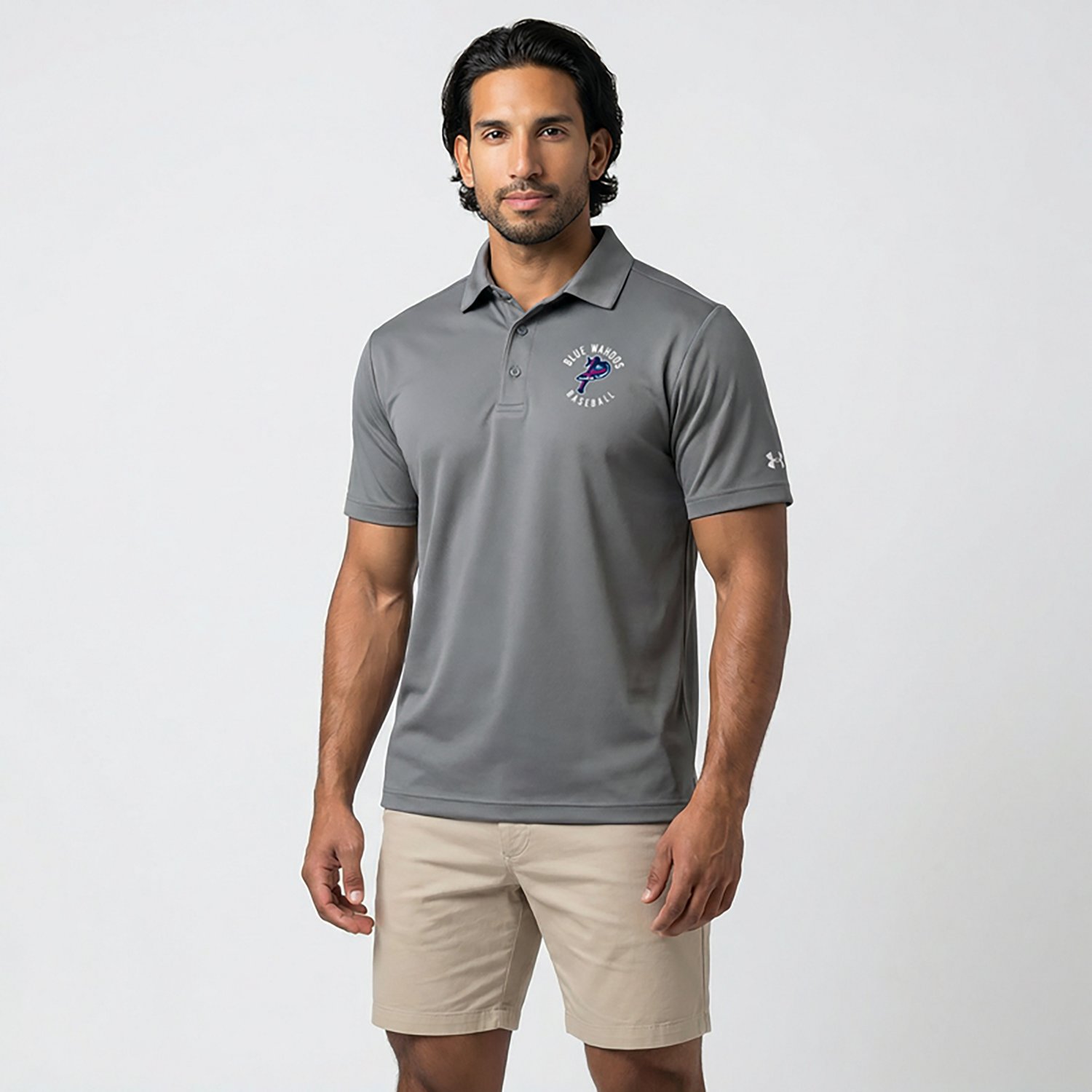 Under Armour Men's Pensacola Wahoos Lead Runner Tech Polo Shirt - view number 3