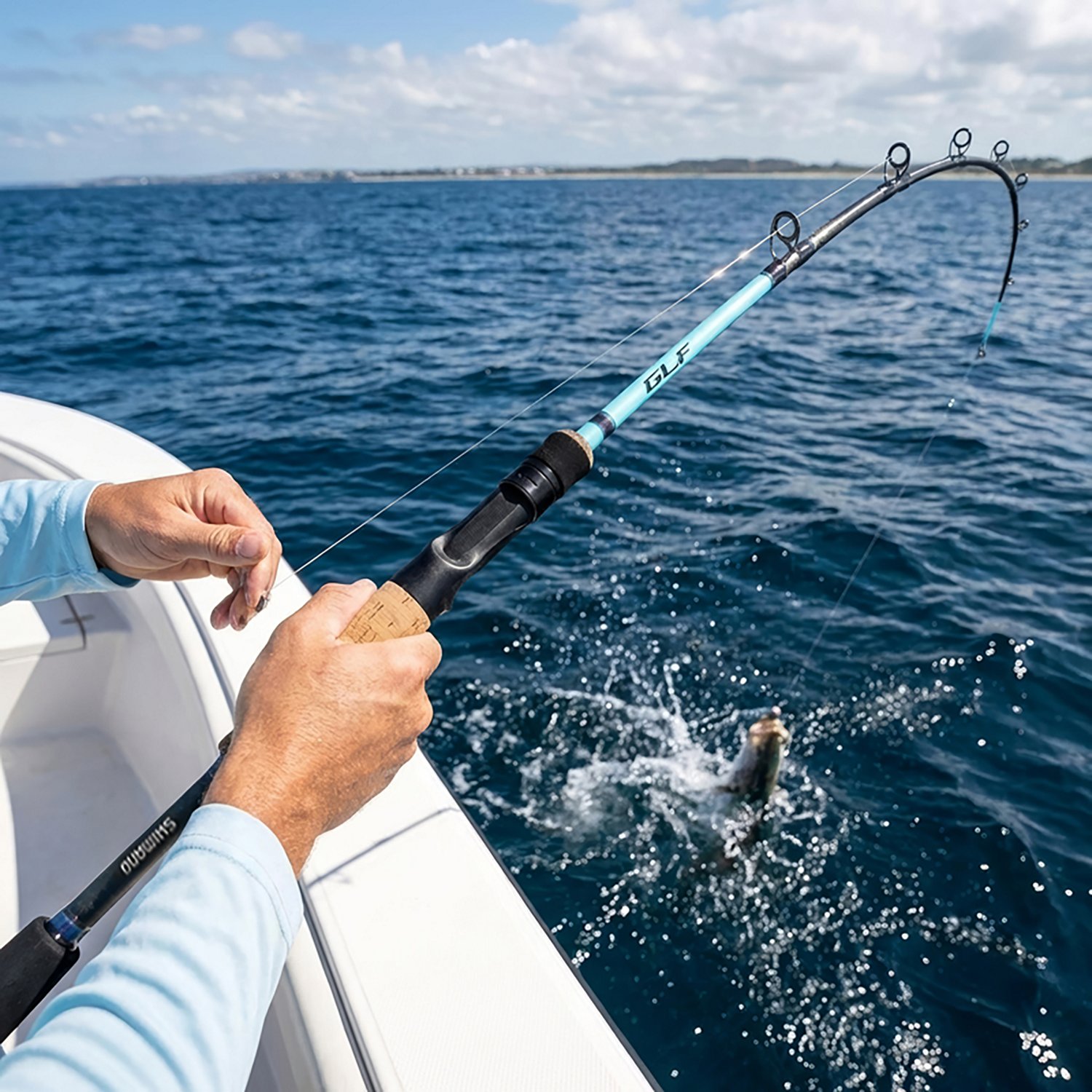 Shimano GLF 6 ft 9 in M Casting Saltwater Fishing Rod - view number 2