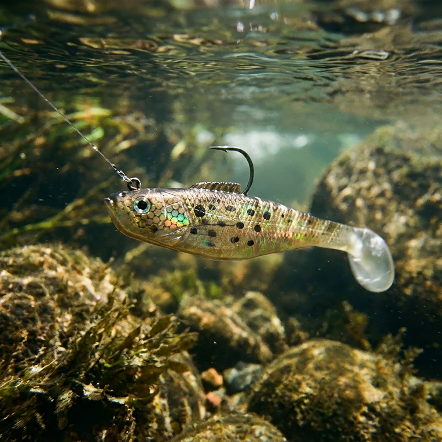 Tsunami Holographic Swim Shad Baits 3-Pack - view number 4