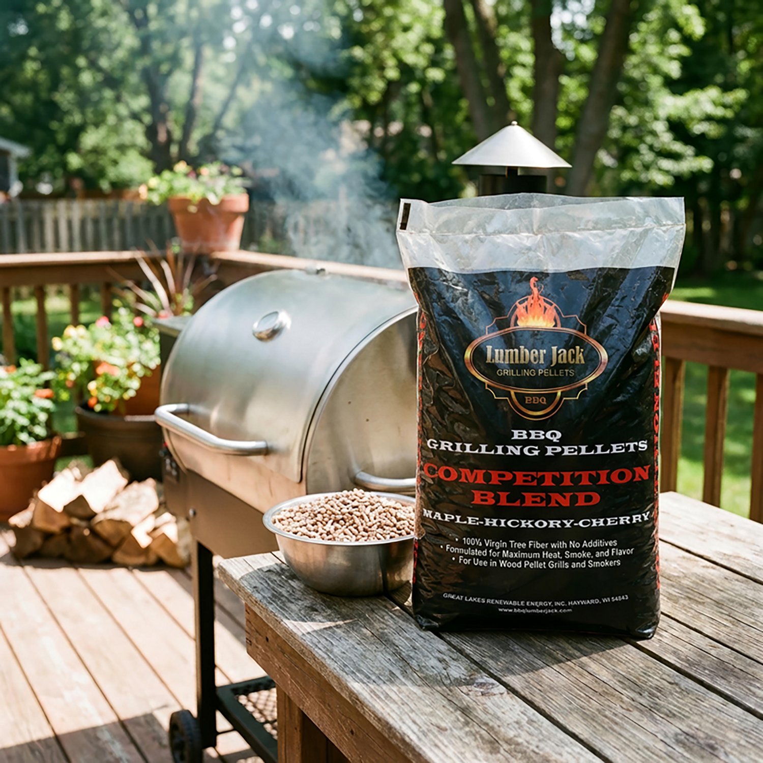 Lumber Jack BBQ Competition Blend MHC 40 lb BBQ Wood Smoking Pellets - view number 2