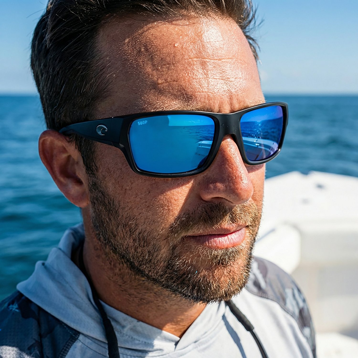 Costa Del Mar Mirrored Tailfin Polarized 580P Sunglasses - view number 8