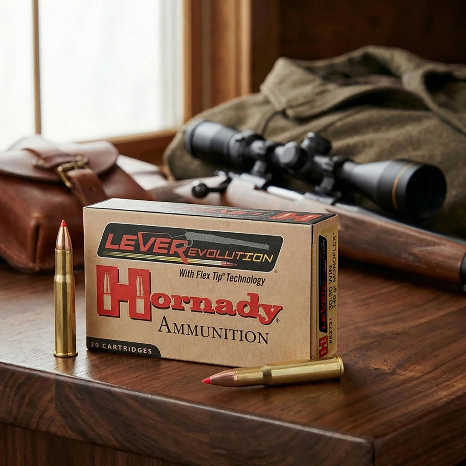 Hornady LEVERevolution MonoFlex .30-30 Winchester 140-Grain Rifle Ammunition - 20 Rounds                                         - view number 3