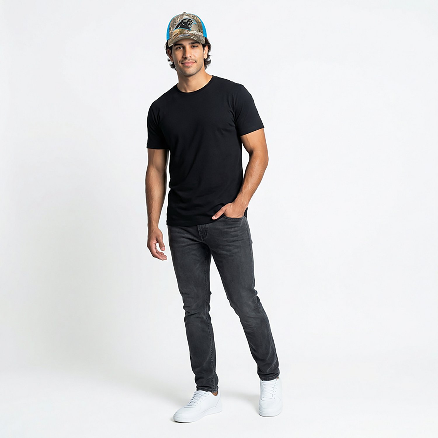 New Era 3930 Neo Realtree Camo Panthers Cap