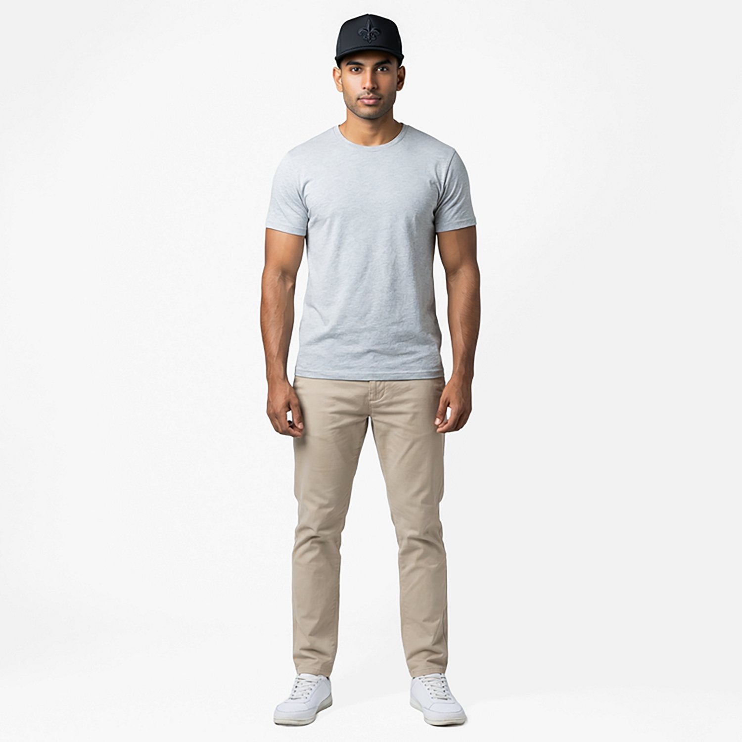 New Era Golfer Trucker Black on Black Saints Cap - view number 2