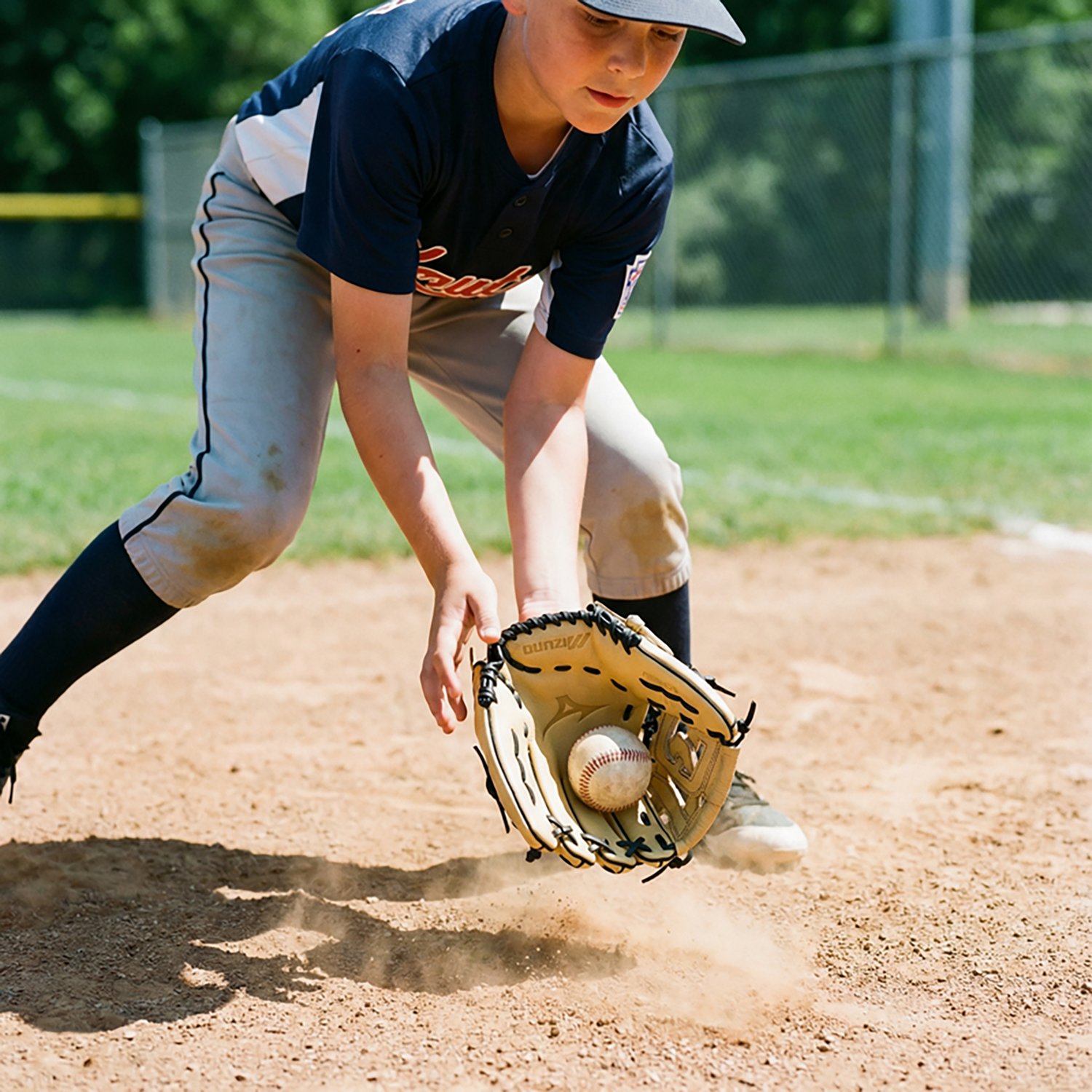 Mizuno Youth Prospect Parashock 11.5 in Baseball Glove - view number 5