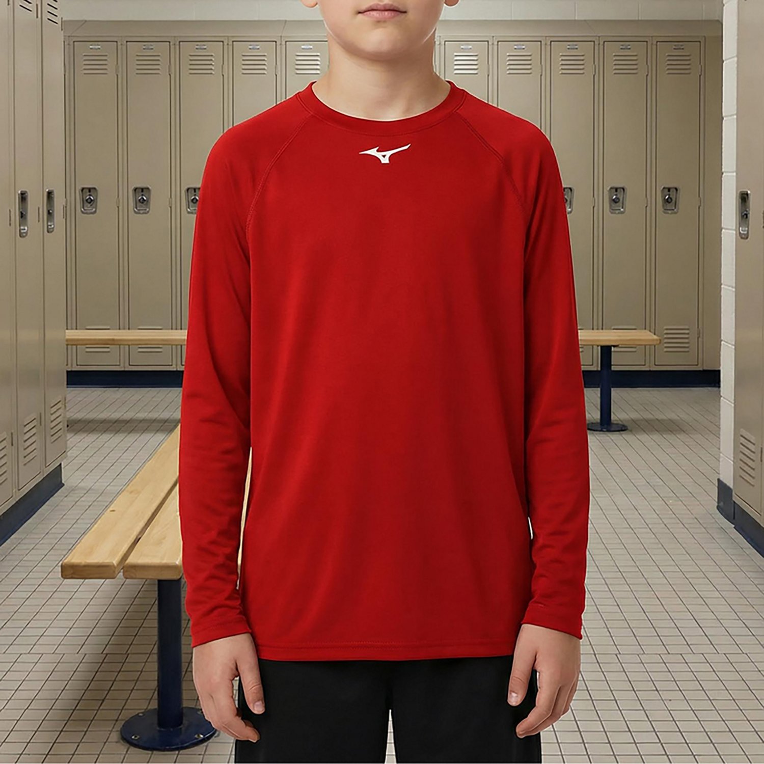 Mizuno Youth Thermo Compression Long Sleeve Shirt - view number 2