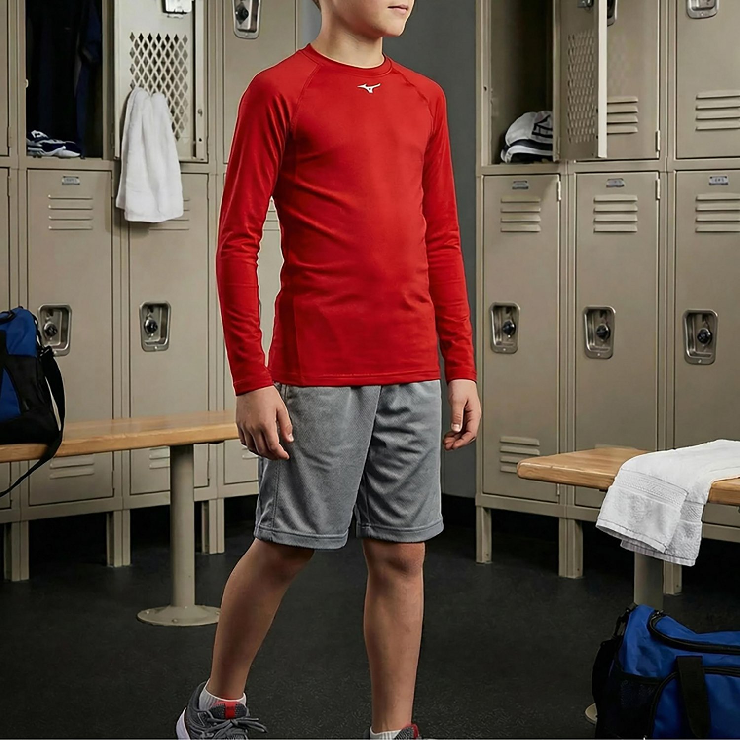 Mizuno Youth Thermo Compression Long Sleeve Shirt - view number 3