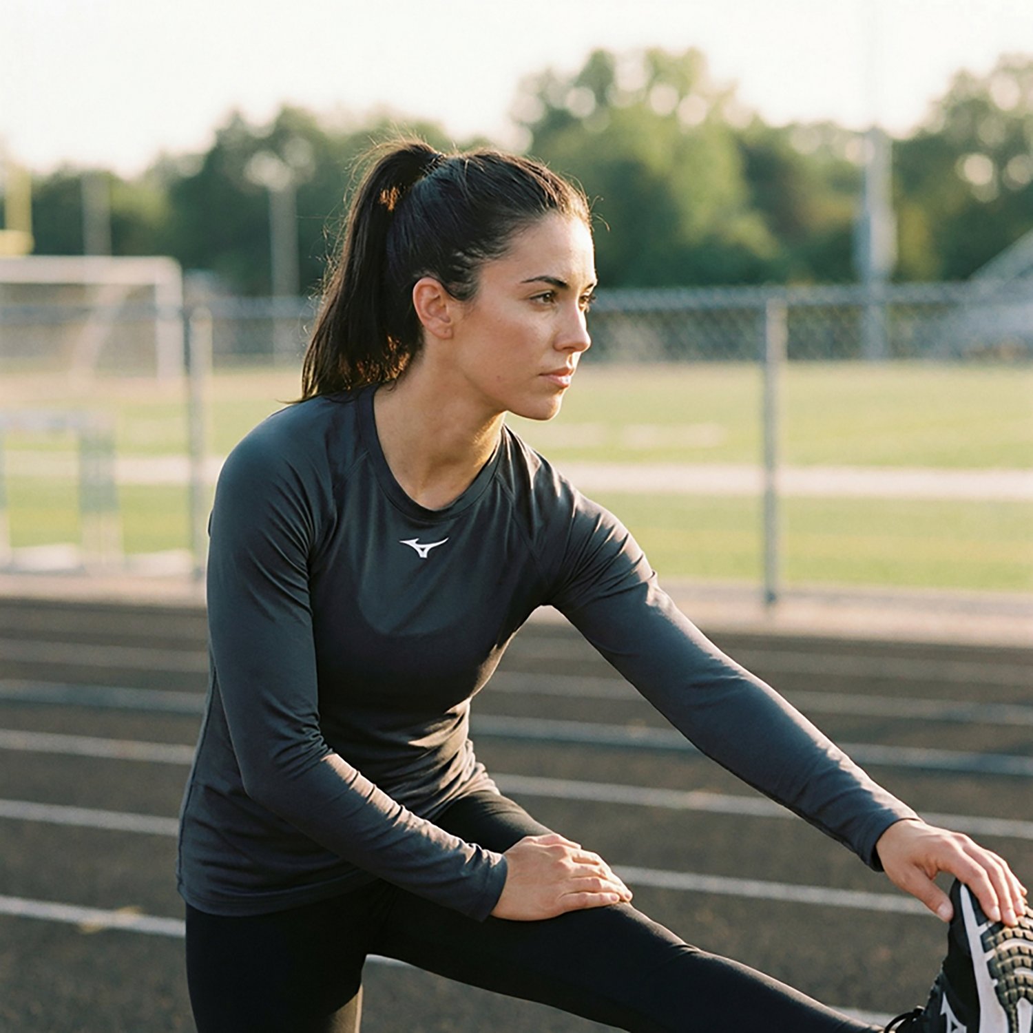 Mizuno Women's Compression Long Sleeve Shirt - view number 3