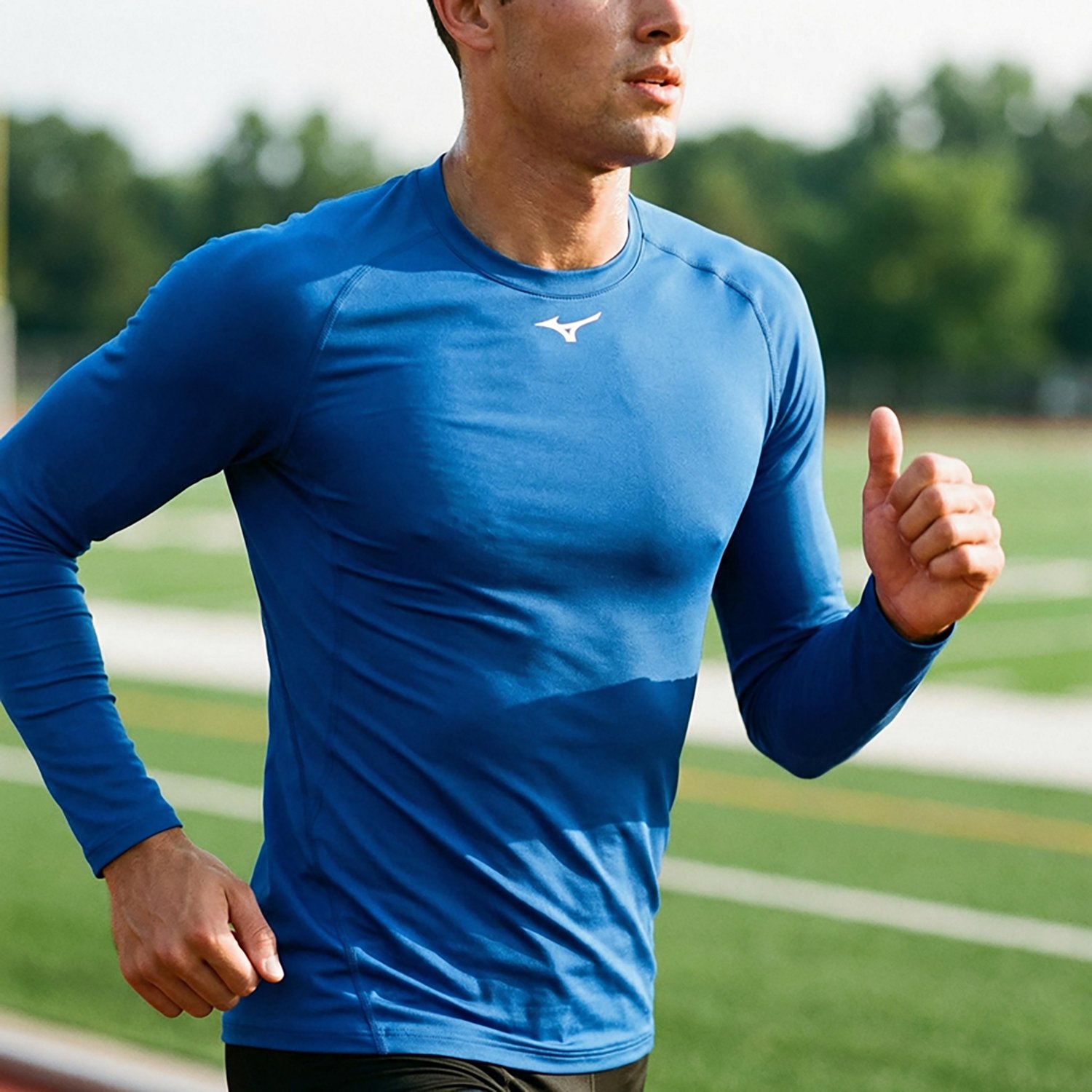 Mizuno Men's Long Sleeve Compression Shirt                                                                                       - view number 3