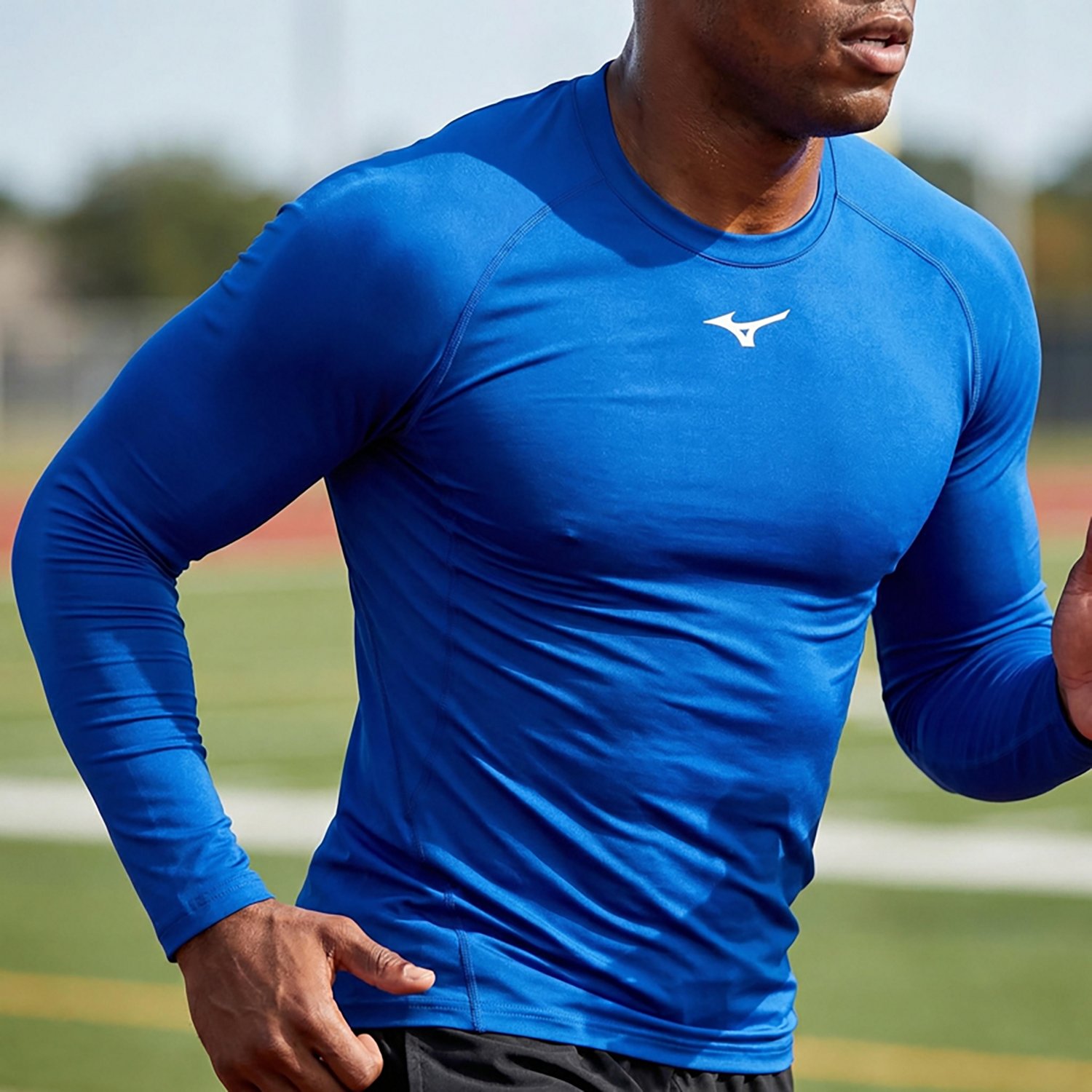 Mizuno Men's Long Sleeve Compression Shirt                                                                                       - view number 4