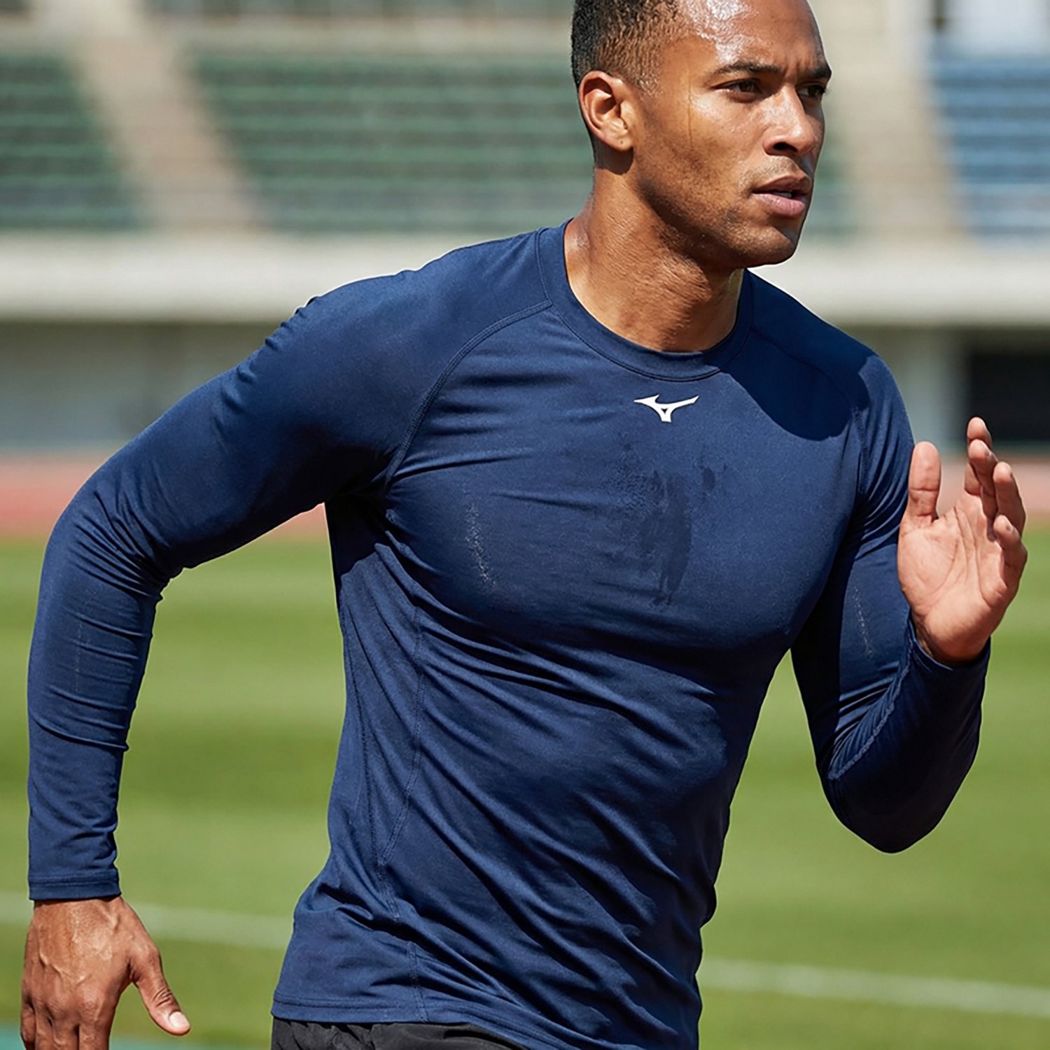 Mizuno Men's Long Sleeve Compression Shirt                                                                                       - view number 2