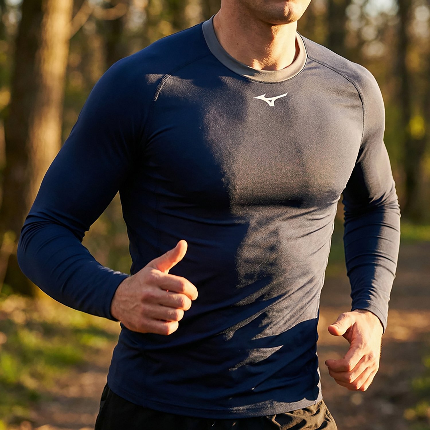 Mizuno Men's Long Sleeve Compression Shirt                                                                                       - view number 3