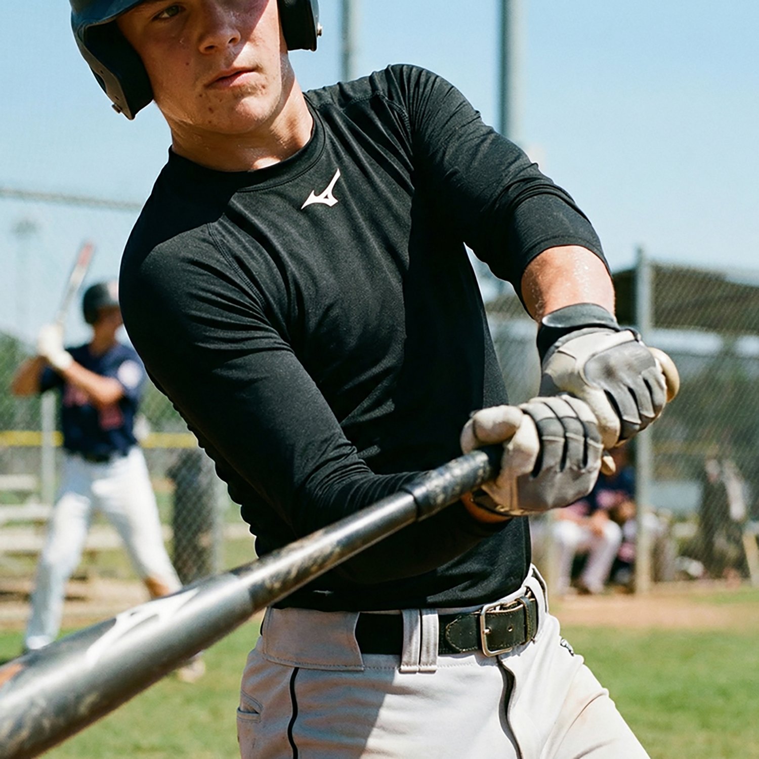 Mizuno Youth Compression Long Sleeve Shirt - view number 3