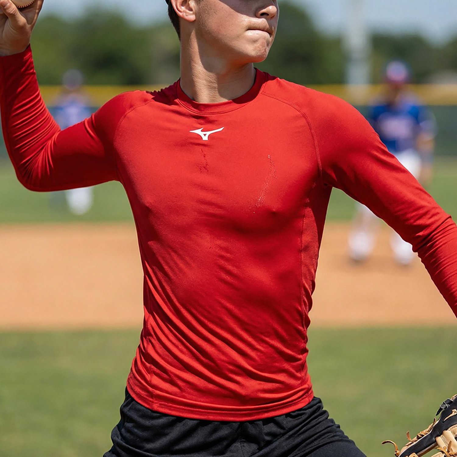 Mizuno Youth Compression Long Sleeve Shirt - view number 3