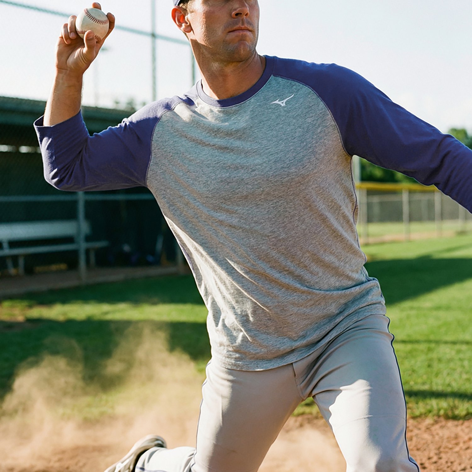 Mizuno Men's Practice 3/4-Sleeve T-shirt - view number 3