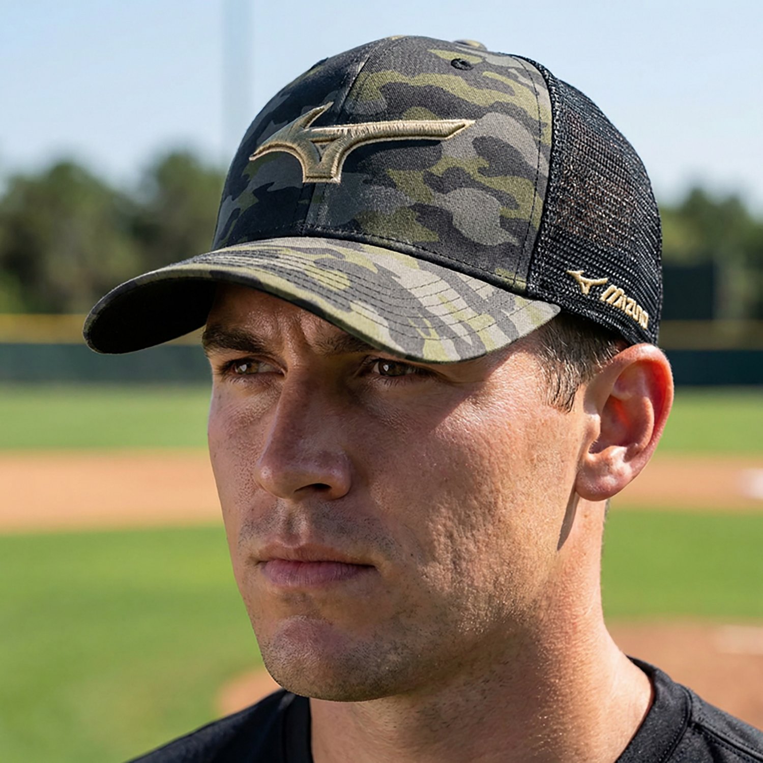 Mizuno Men's Diamond Trucker Hat - view number 4