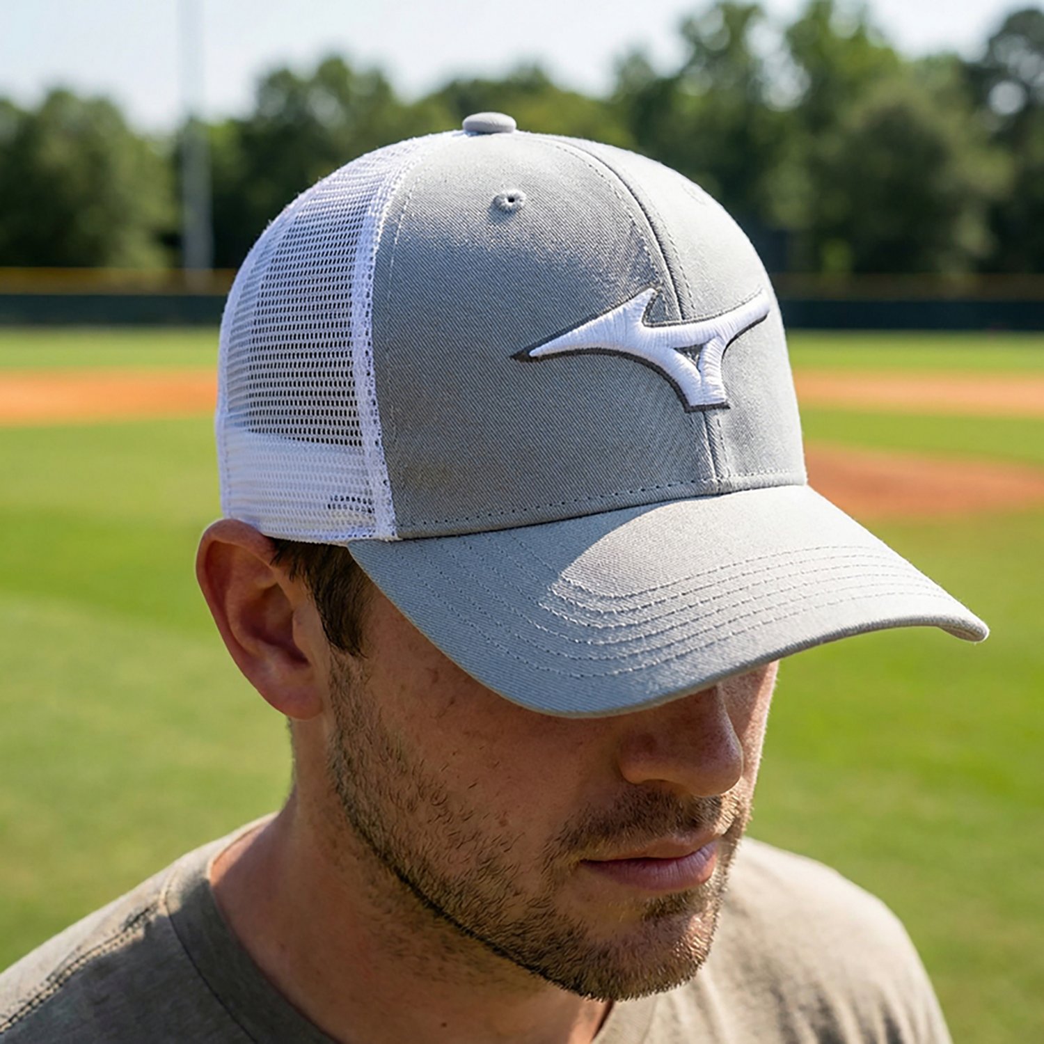 Mizuno Men's Diamond Trucker Hat - view number 4