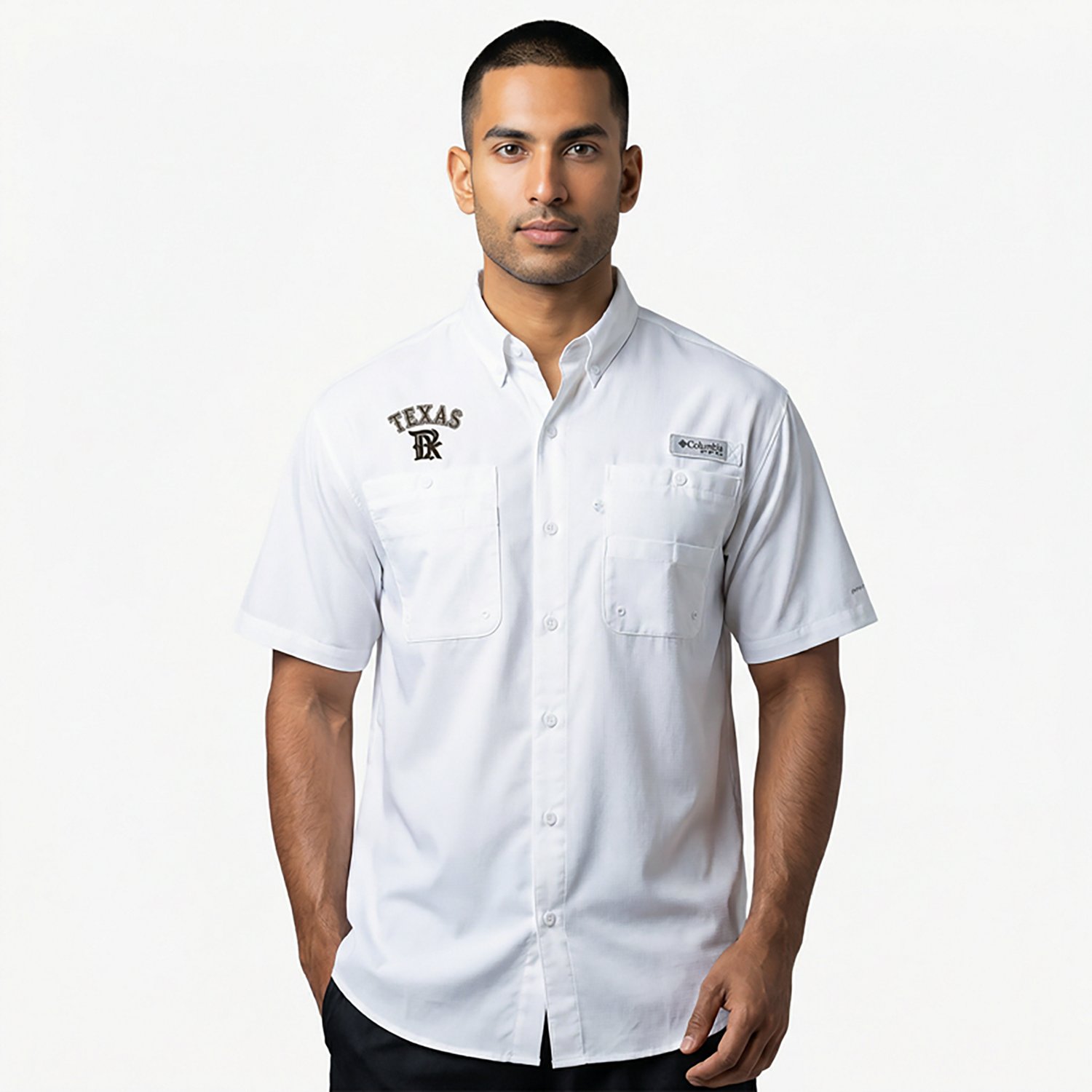 Columbia Sportswear Men's Texas Rangers Tamiami Shirt