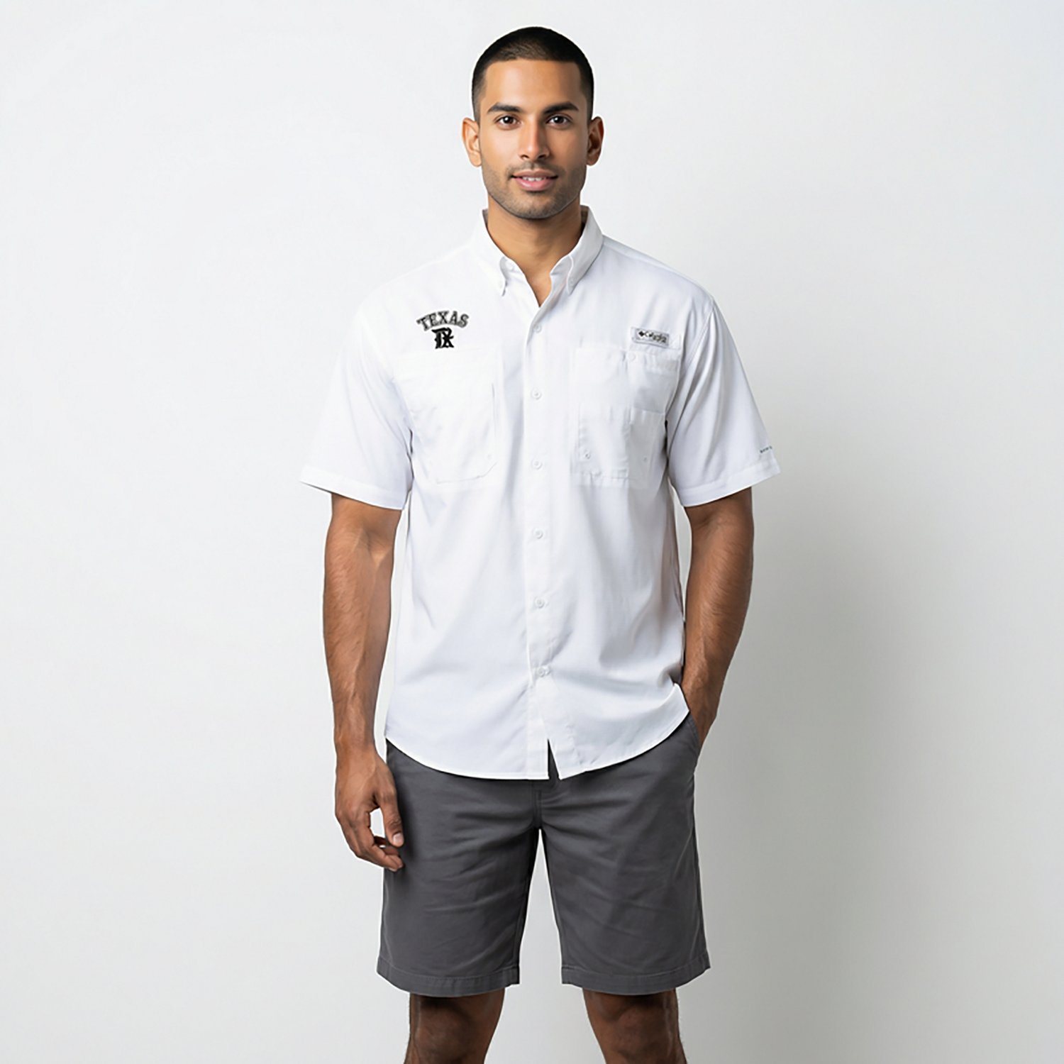 Columbia Sportswear Men's Texas Rangers City Connect Tamiami Shirt