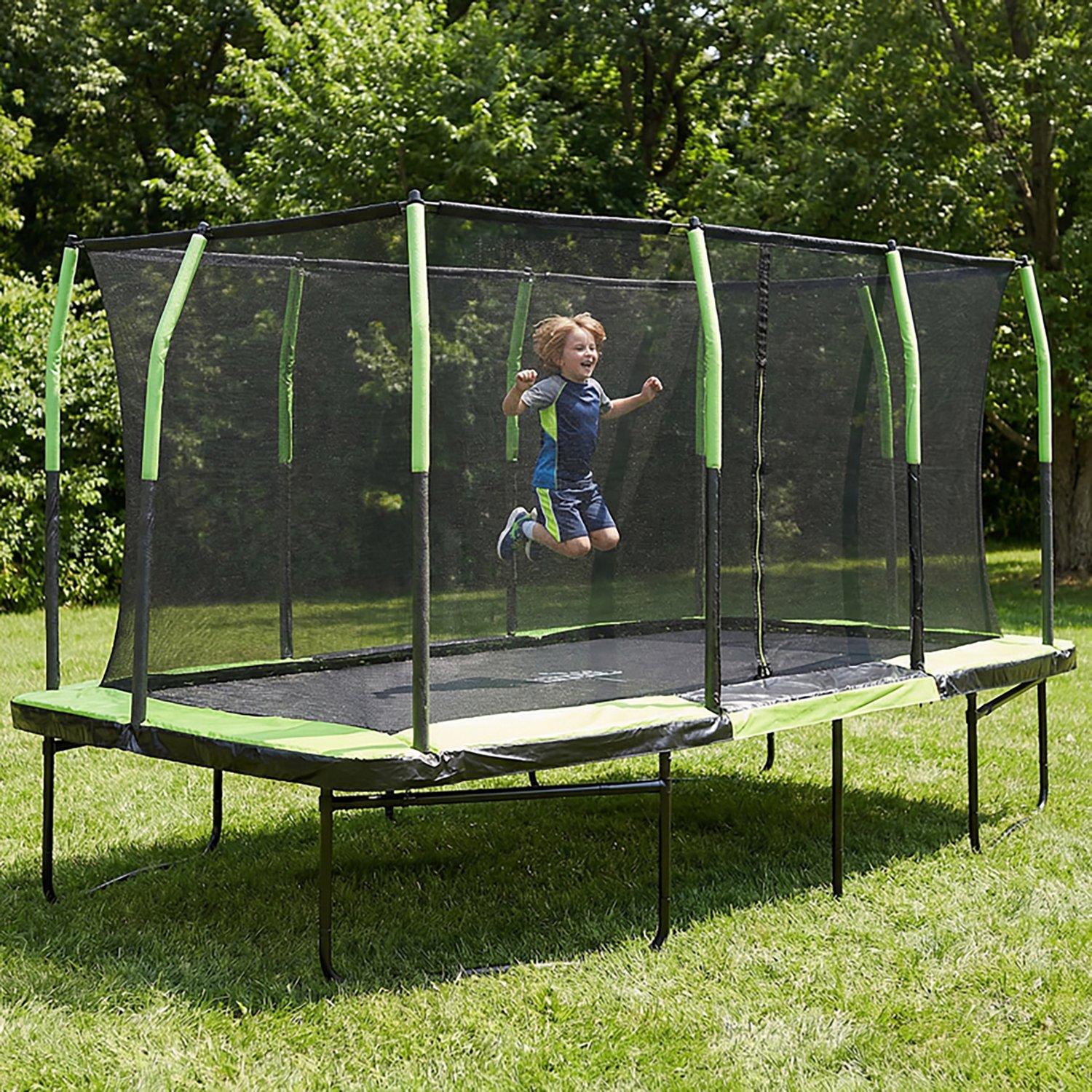 Machrus Upper Bounce Mega Gymnastics Style 10 ft x 17 ft Rectangle Trampoline - view number 7