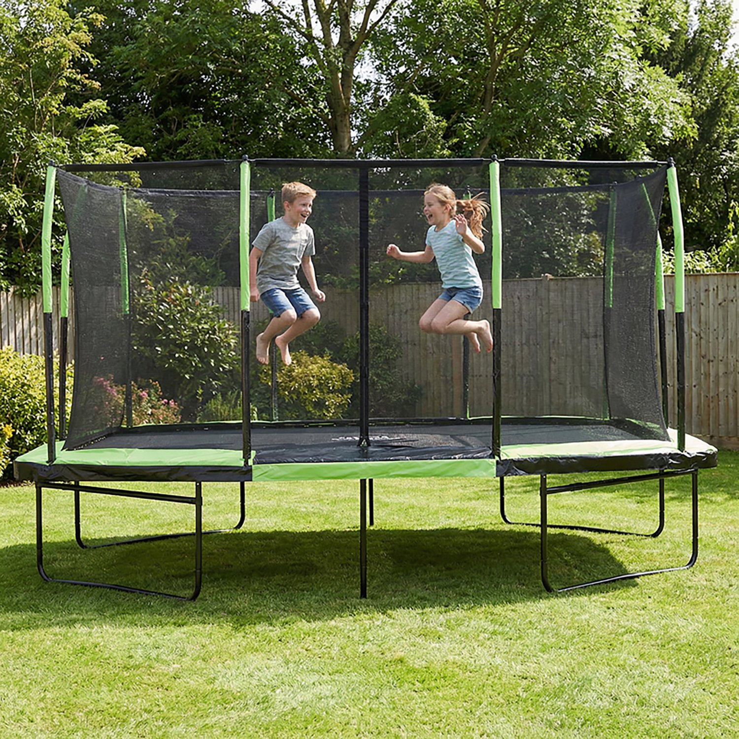 Machrus Upper Bounce Mega Gymnastics Style 10 ft x 17 ft Rectangle Trampoline - view number 8