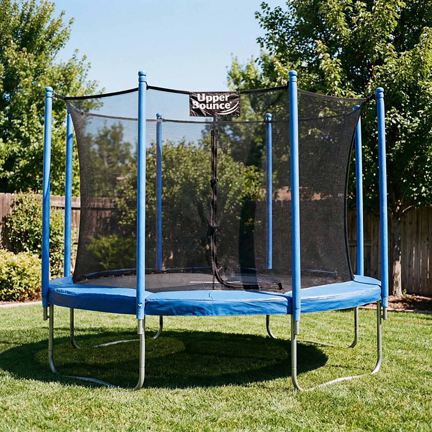 Machrus Upper Bounce 10 ft Round Trampoline with Safety Enclosure System - view number 7