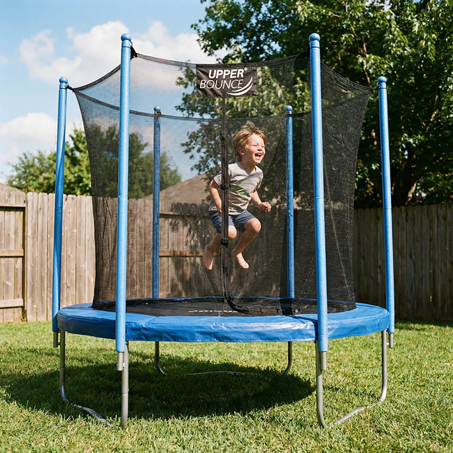 Machrus Upper Bounce 7.5 ft Round Trampoline with Safety Enclosure System - view number 7