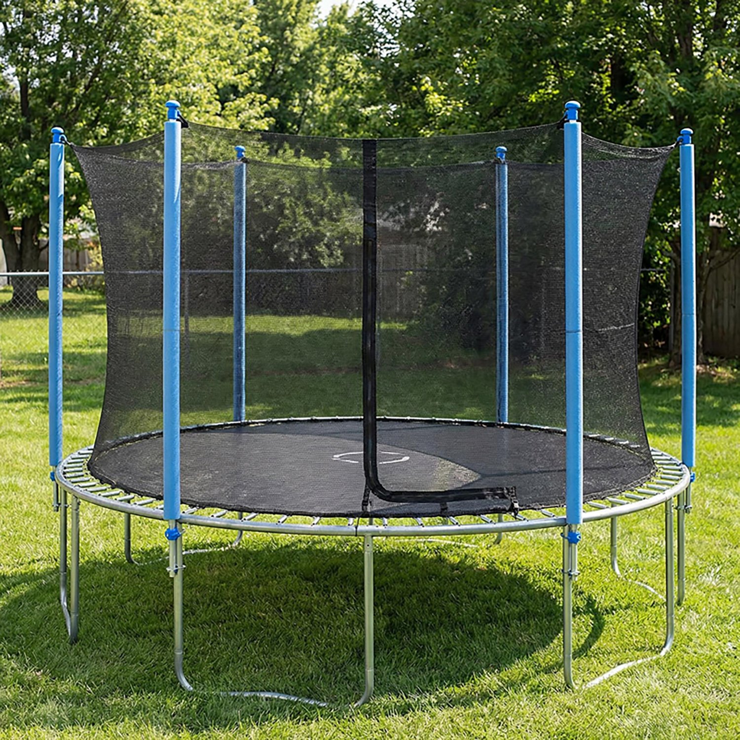 Machrus Upper Bounce 13 ft Round Trampoline Enclosure Set with 6 Poles - view number 8