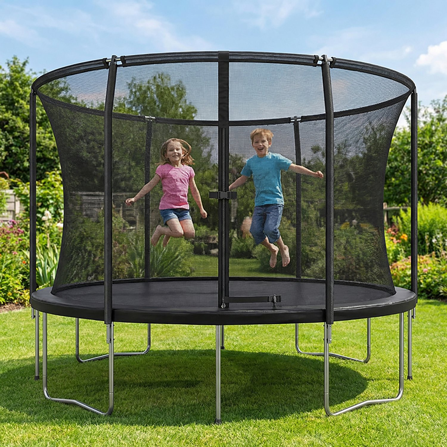 Machrus Upper Bounce Round Universal Trampolines Safety Net                                                                      - view number 7