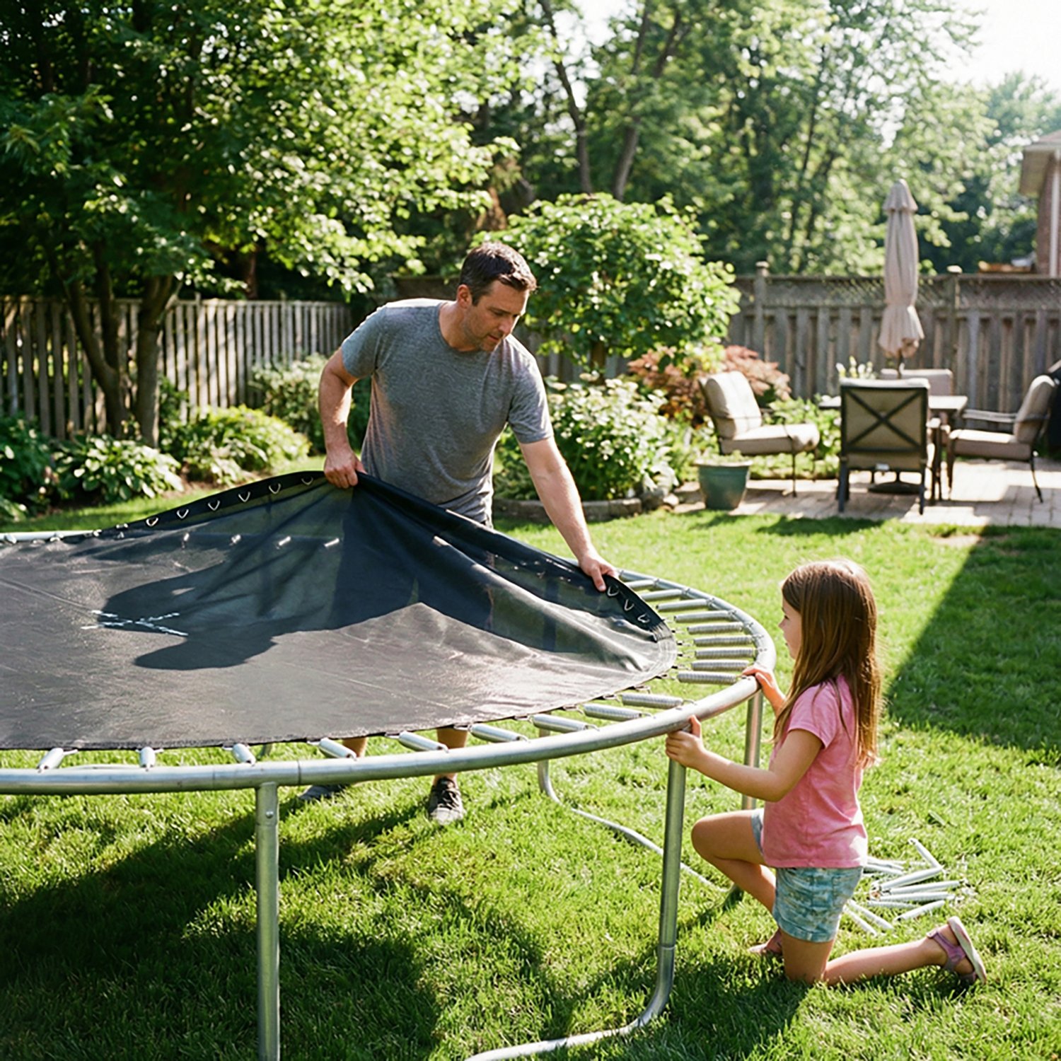 Machrus Upper Bounce 13 ft Round Trampoline Replacement Mat - view number 7