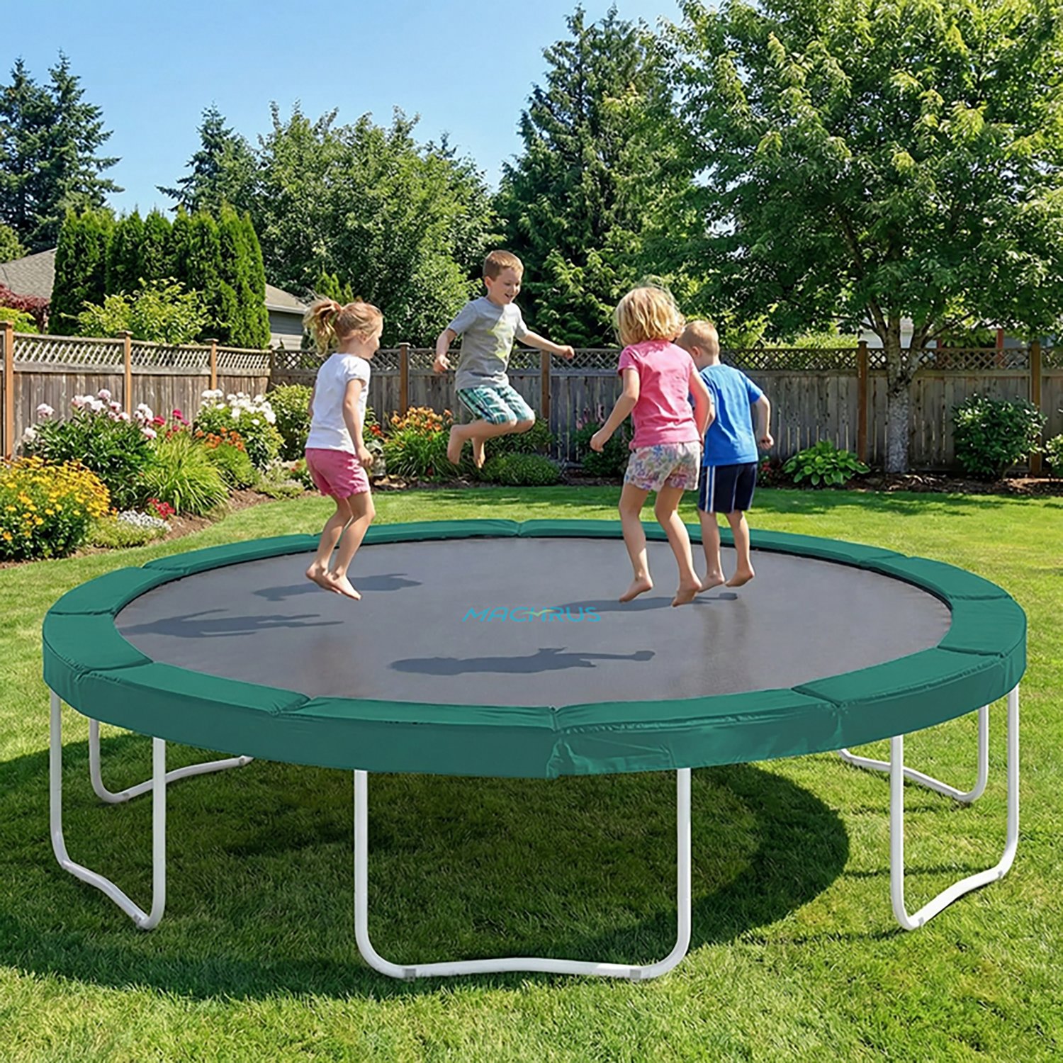 Machrus Upper Bounce Round Trampoline Super Spring Cover Safety Pad - view number 6