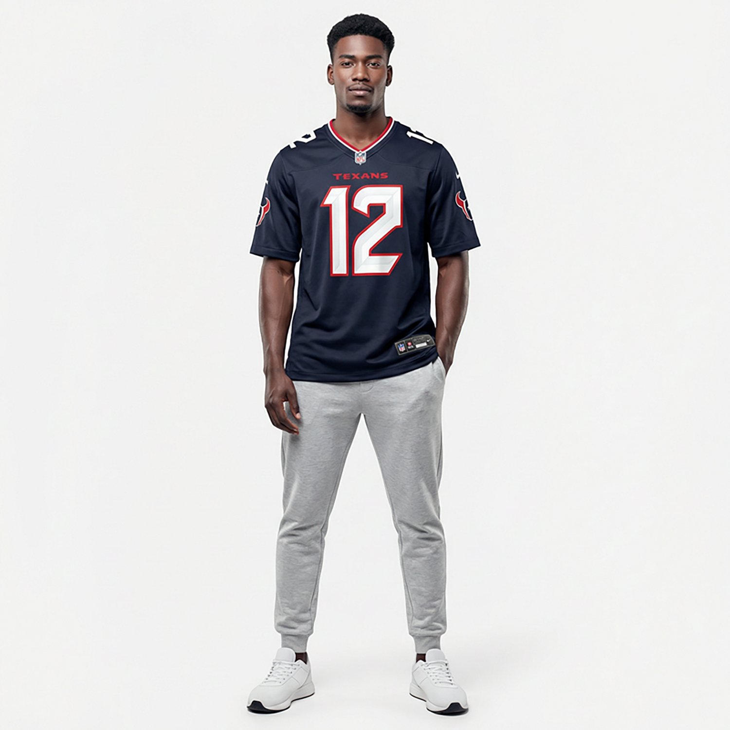 Nike Men's Texans Collins 12 Home Game Jersey