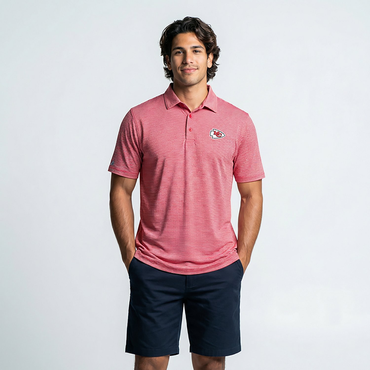 Antigua Men's Chiefs Rings Polo Shirt - view number 2