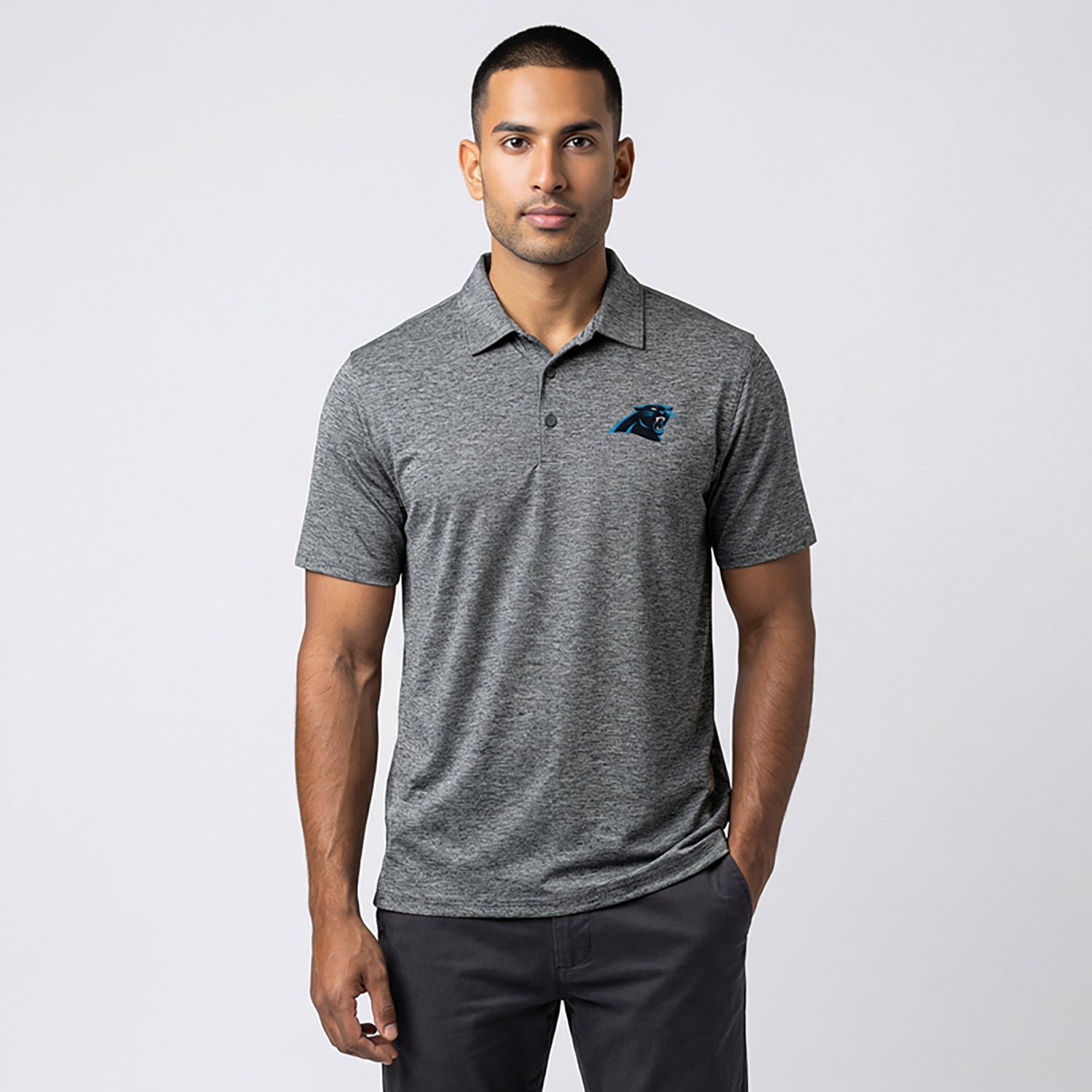 Antigua Men's Panthers Par 3 Polo Shirt - view number 2