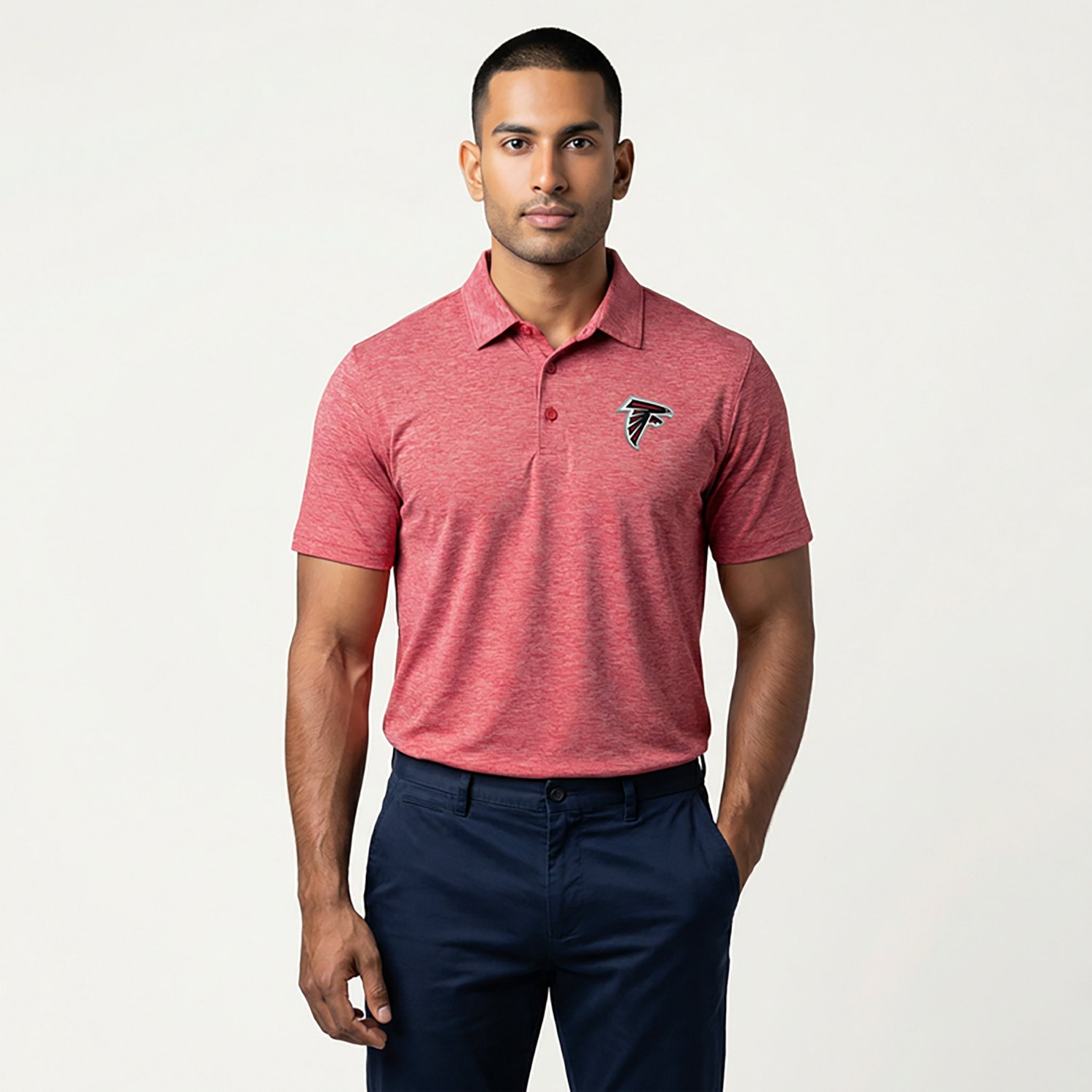 Antigua Men's Falcons Par 3 Polo Shirt - view number 2