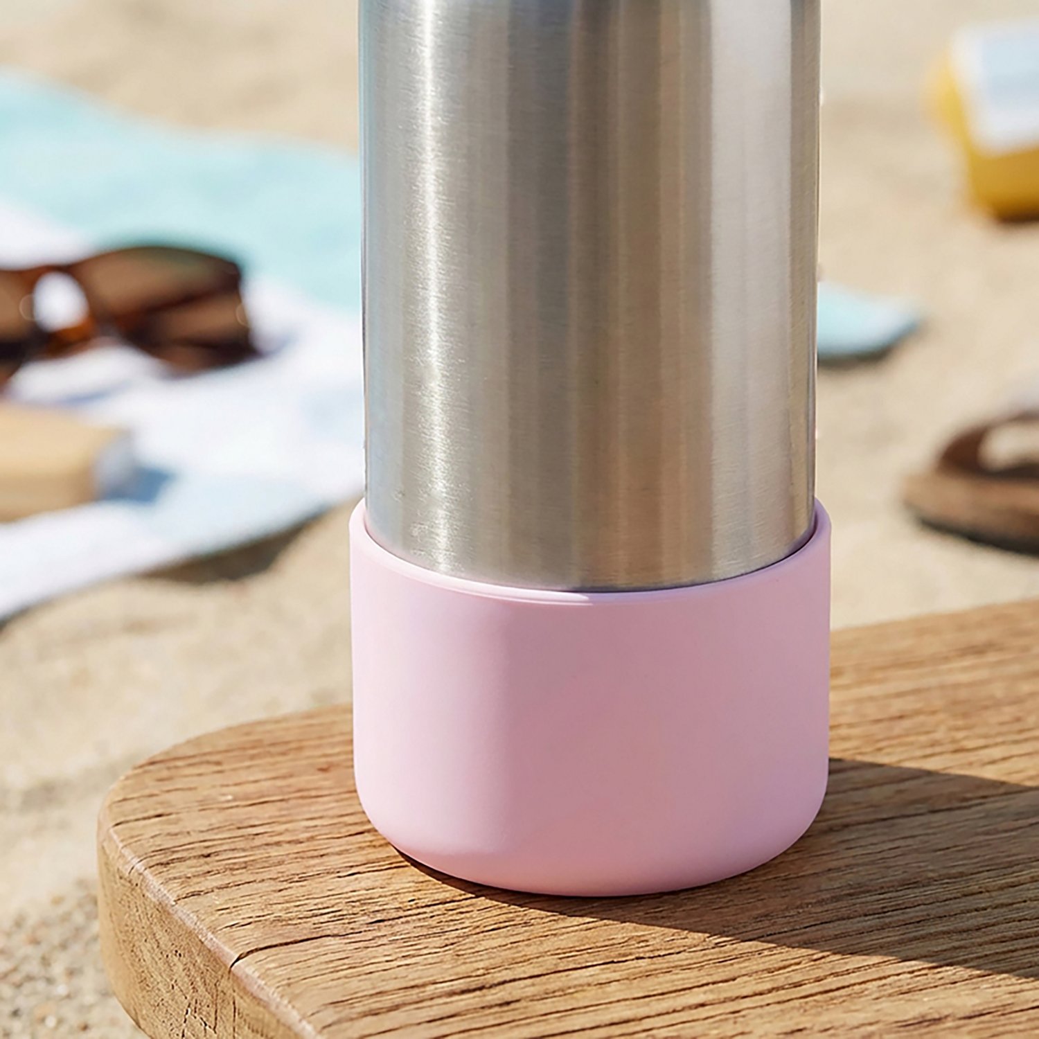 owala FreeSip 24 Ounce Stainless Steel Water Bottle Silicone Boot - view number 3