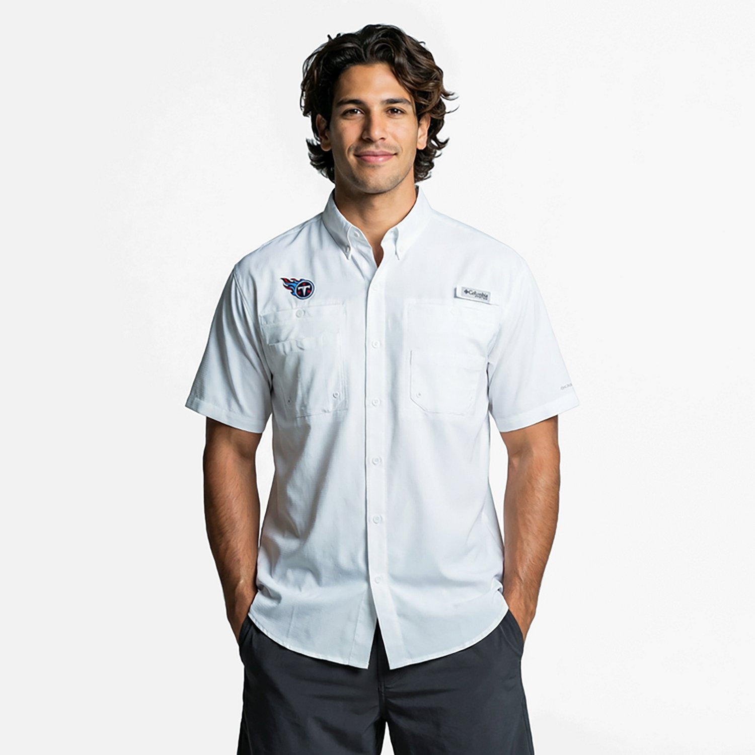 Columbia Sportswear Men's Tennessee Titans Tamiami Shirt - view number 2