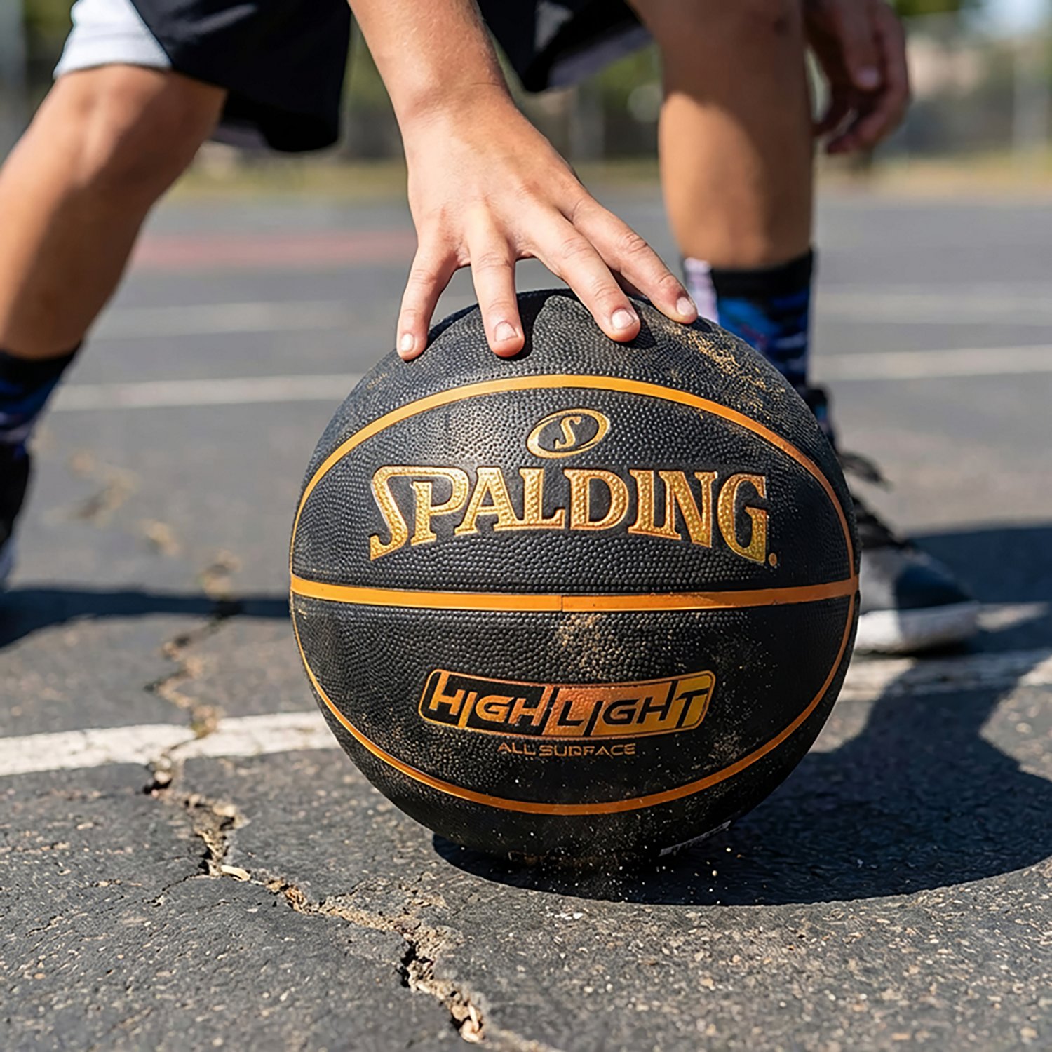 Spalding Highlight Rubber Basketball - view number 5