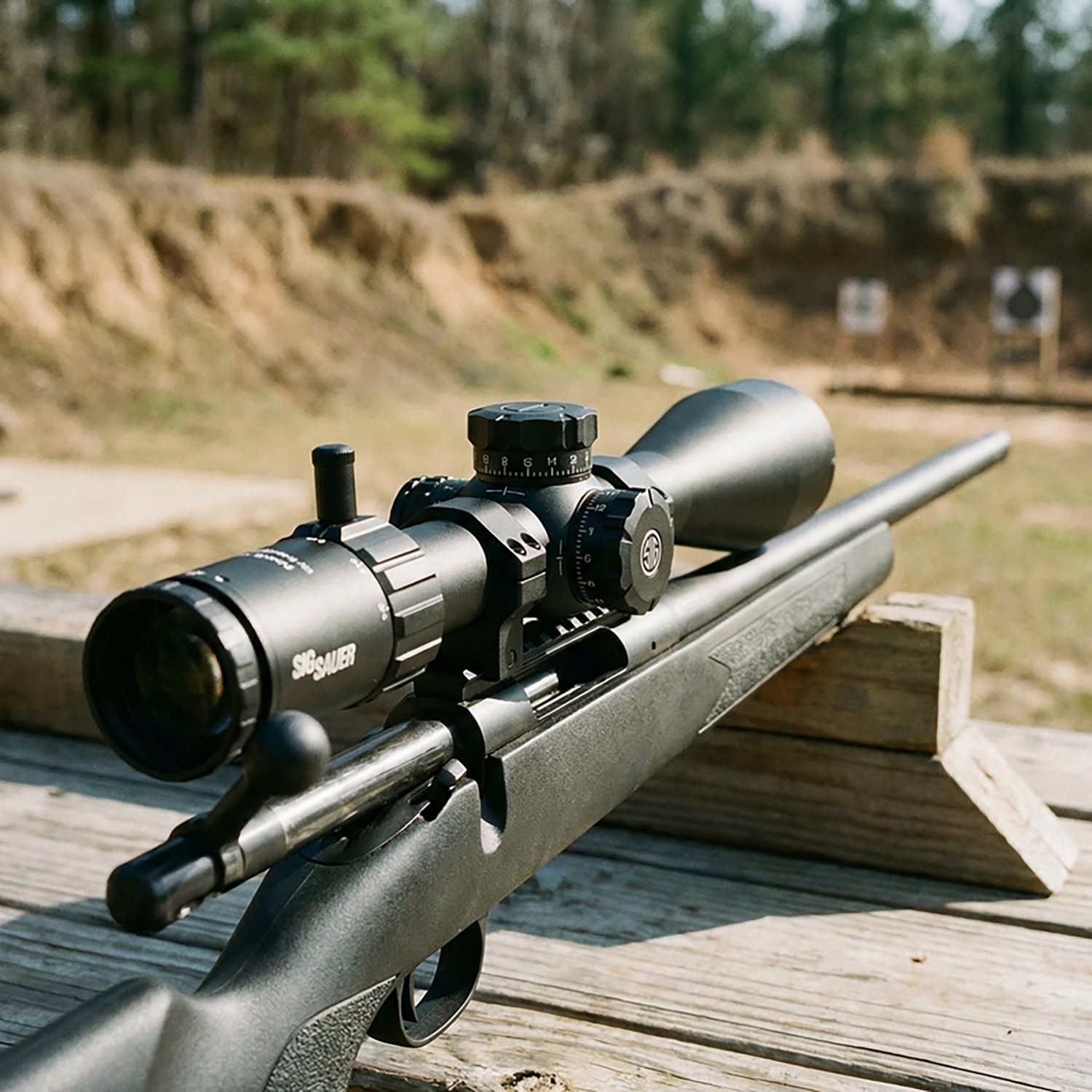 SIG SAUER Whiskey4 3-12 x 44 Illuminated Hellfire Quadplex Reticle Scope - view number 3