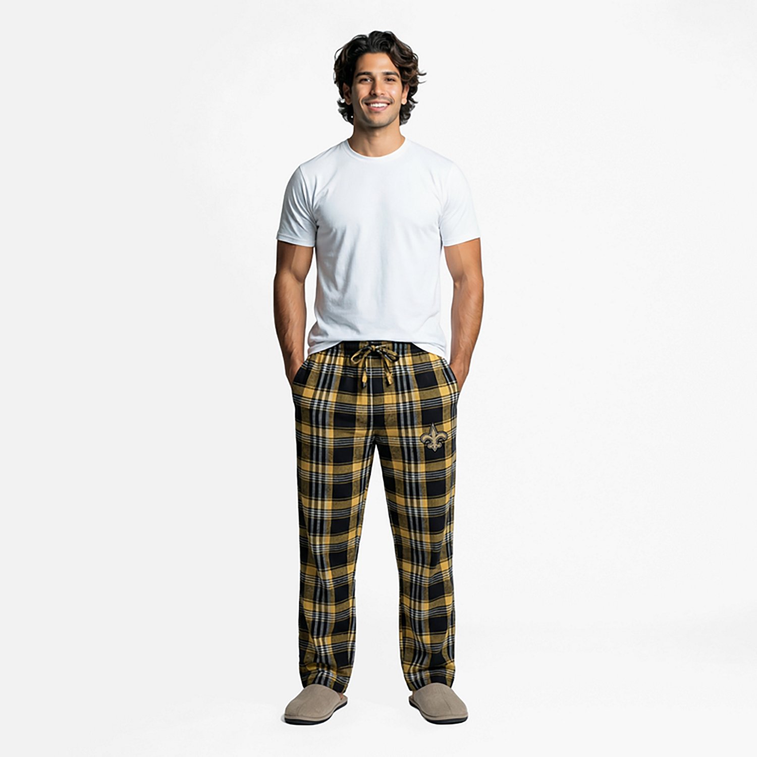 Concepts Sport Men's New Orleans Saints Region Flannel Pants