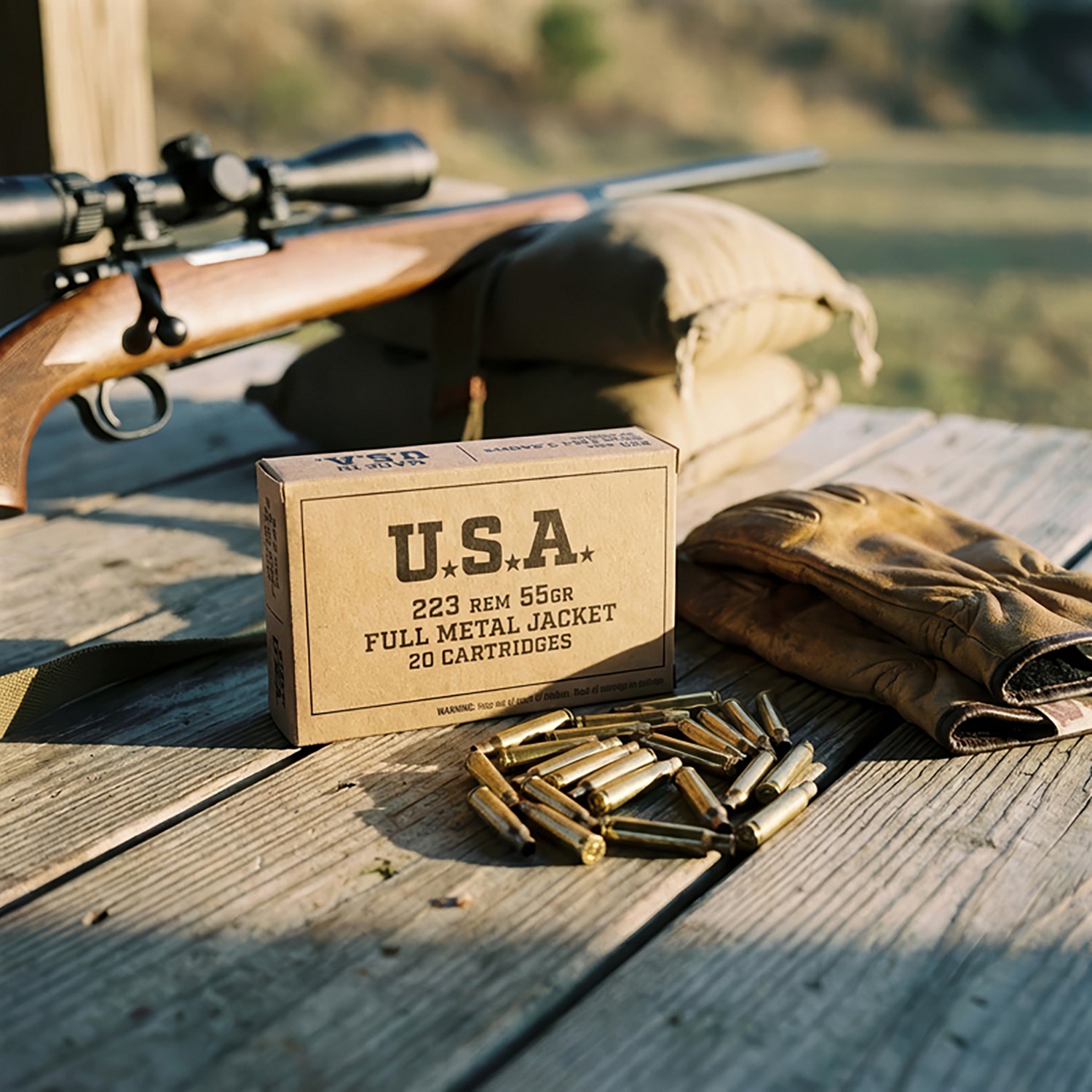 Winchester Lake City USA .223 Remington 55-Grain Full Metal Jacket Ammunition - 20 Rounds - view number 2