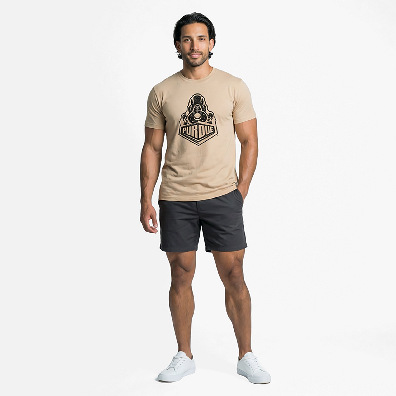 47B Men's Purdue Dusted Imprint River Short Sleeve T-shirt - view number 2